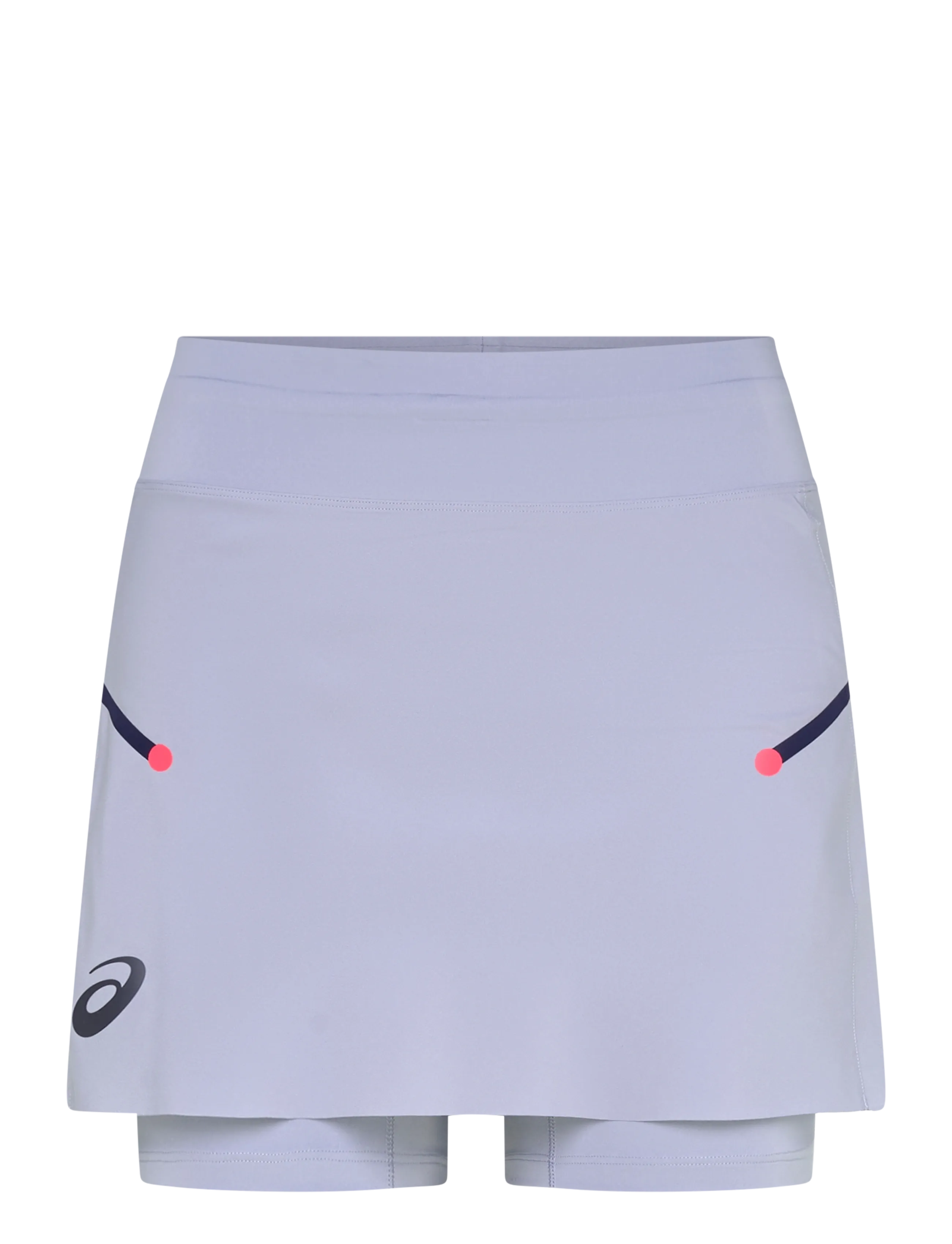 Asics MATCH PLEAT SKIRT - ASICS - GREY BLUE / purple