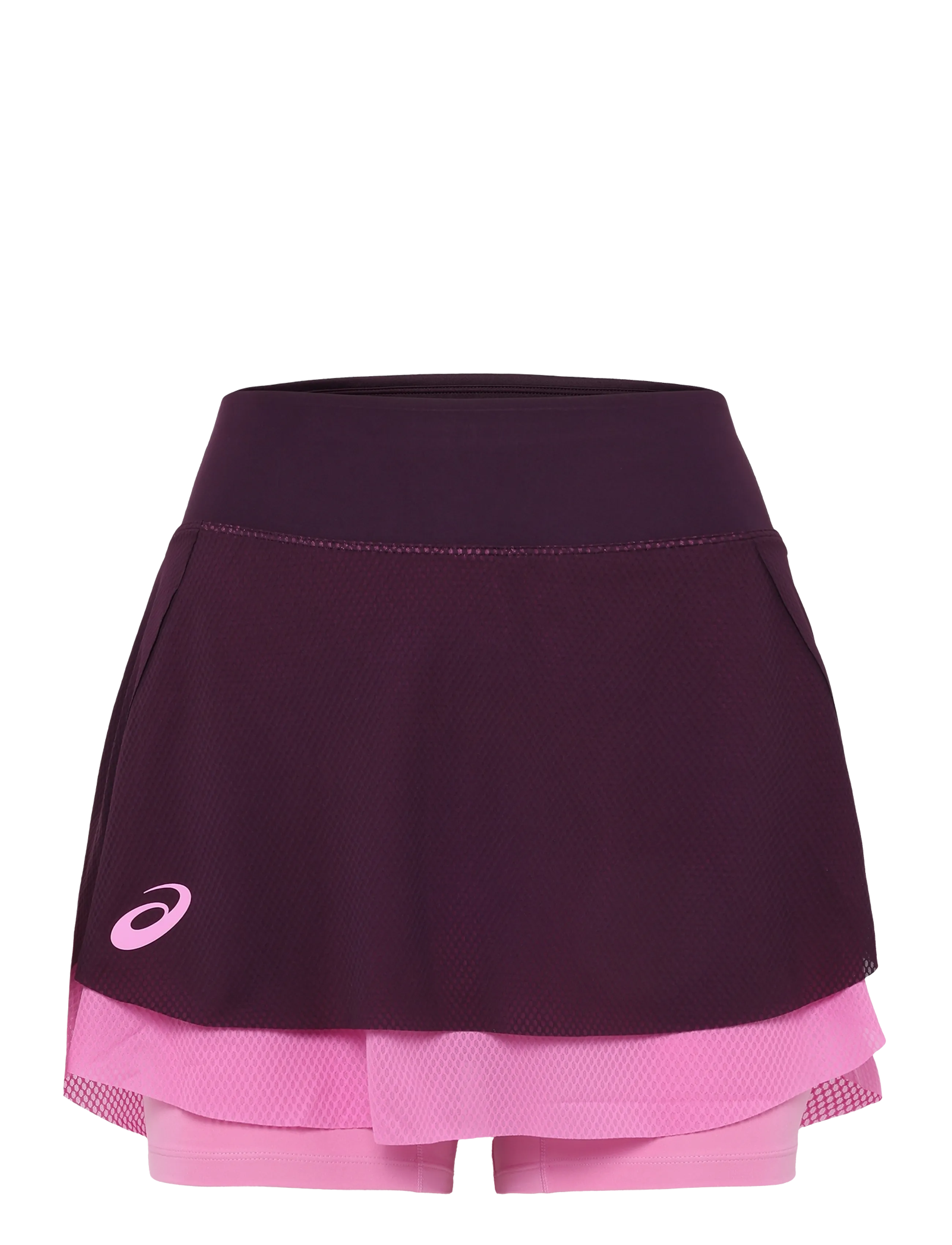 Asics MATCH MESH SKIRT - Klänningar & Kjolar - DARK AUBERGINE/BUBBLEGUM / burgundy