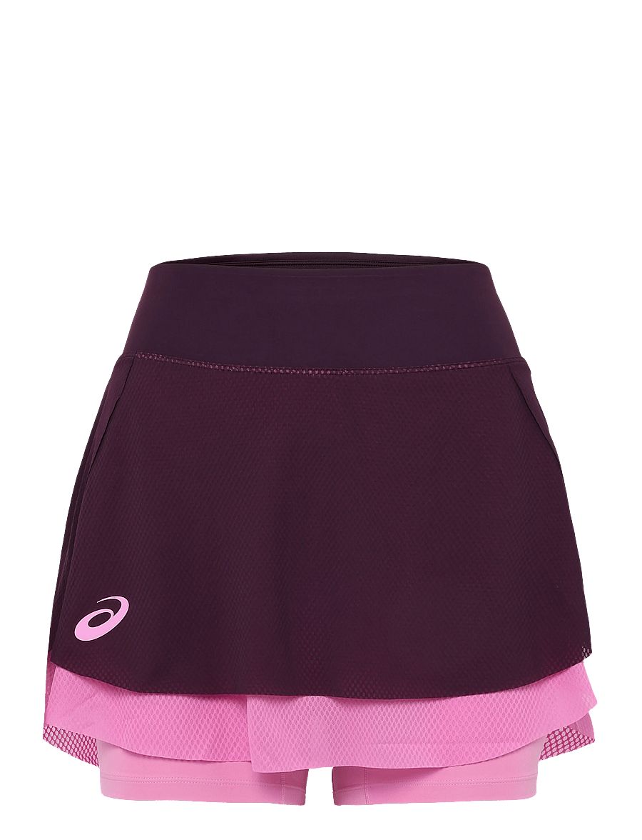 Asics - MATCH MESH SKIRT - dark aubergine/bubblegum - 0