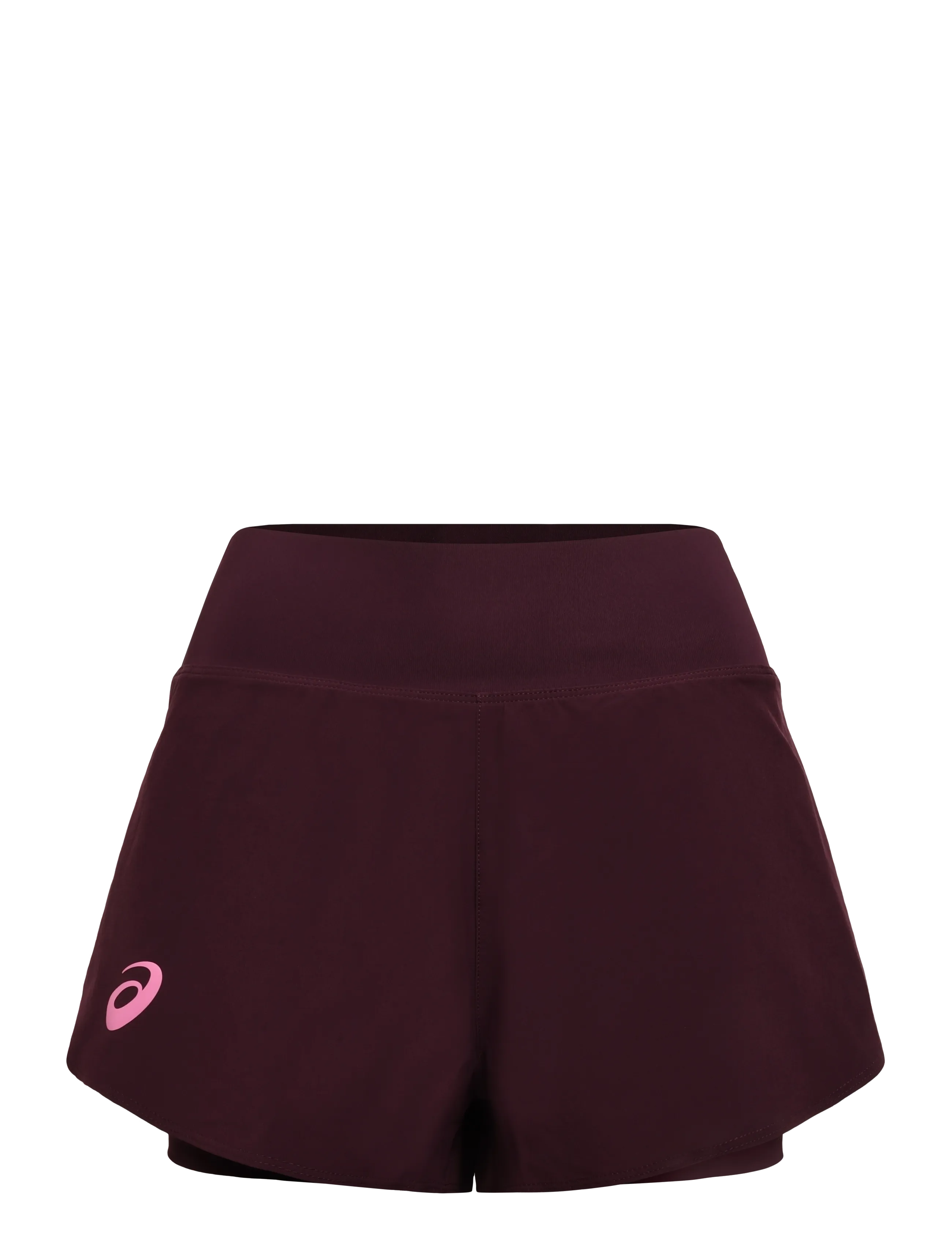 Asics Match Laser Cut Short, XS, Sport Shorts, Burgunderrot - Training Frauen