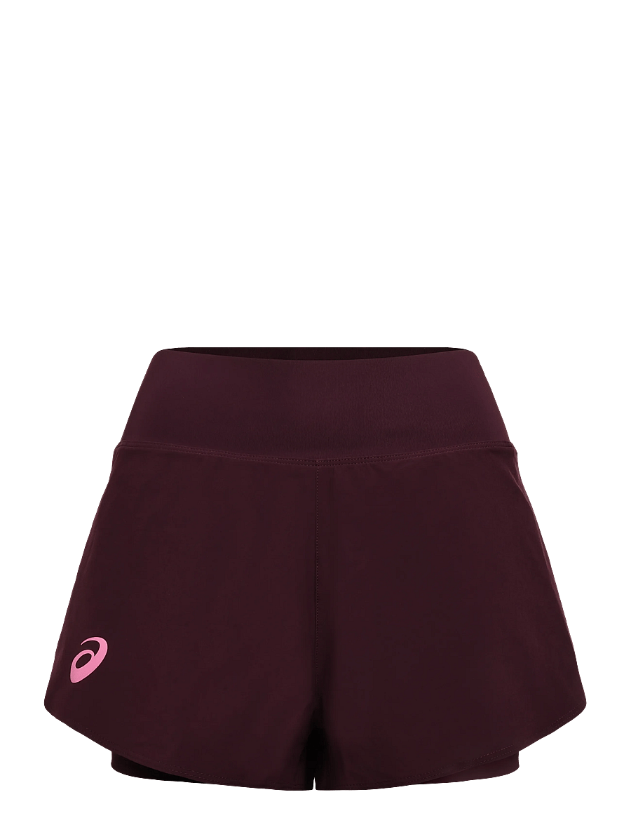 Asics - MATCH LASER CUT SHORT - träningsshorts - dark aubergine - 0