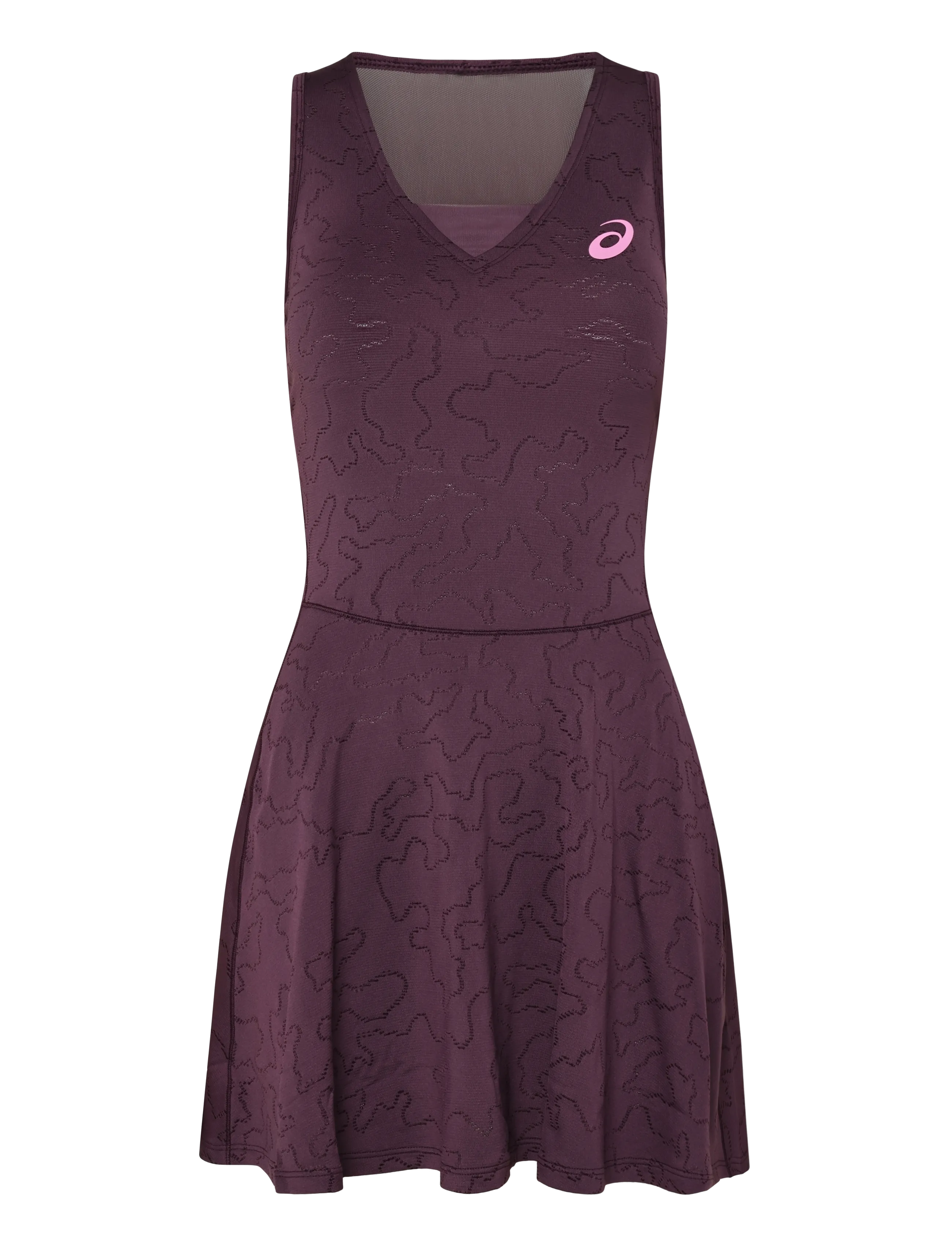Asics MATCH JACQUARD DRESS - ASICS - DARK AUBERGINE / purple