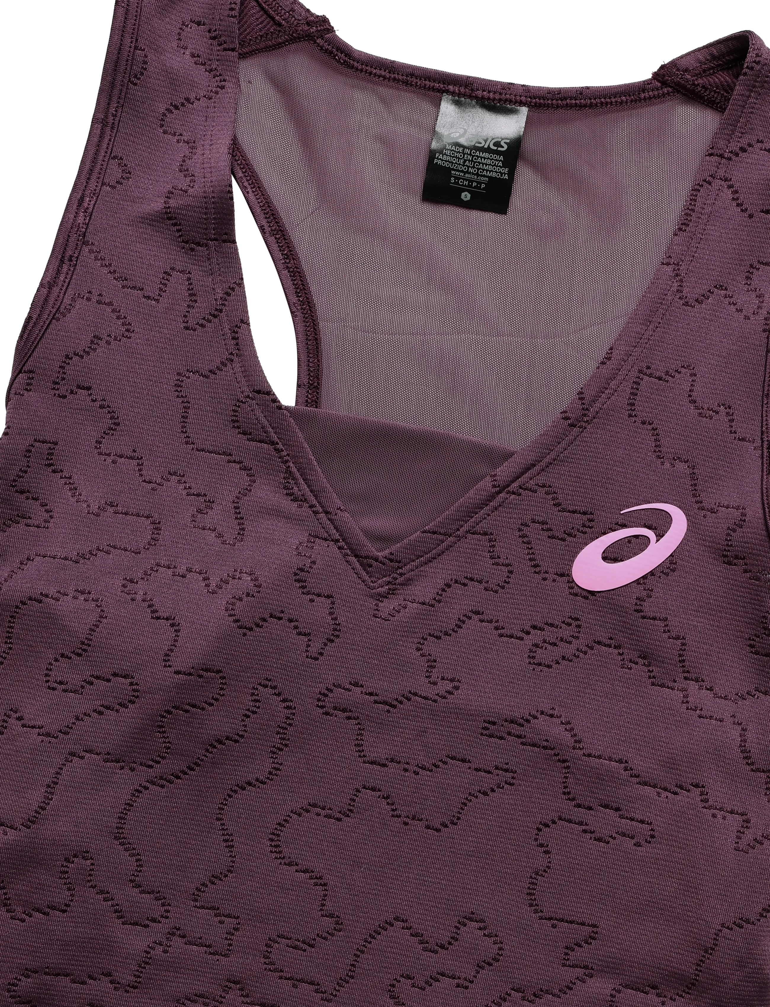 Asics - MATCH JACQUARD DRESS - klänningar & kjolar - dark aubergine - 4