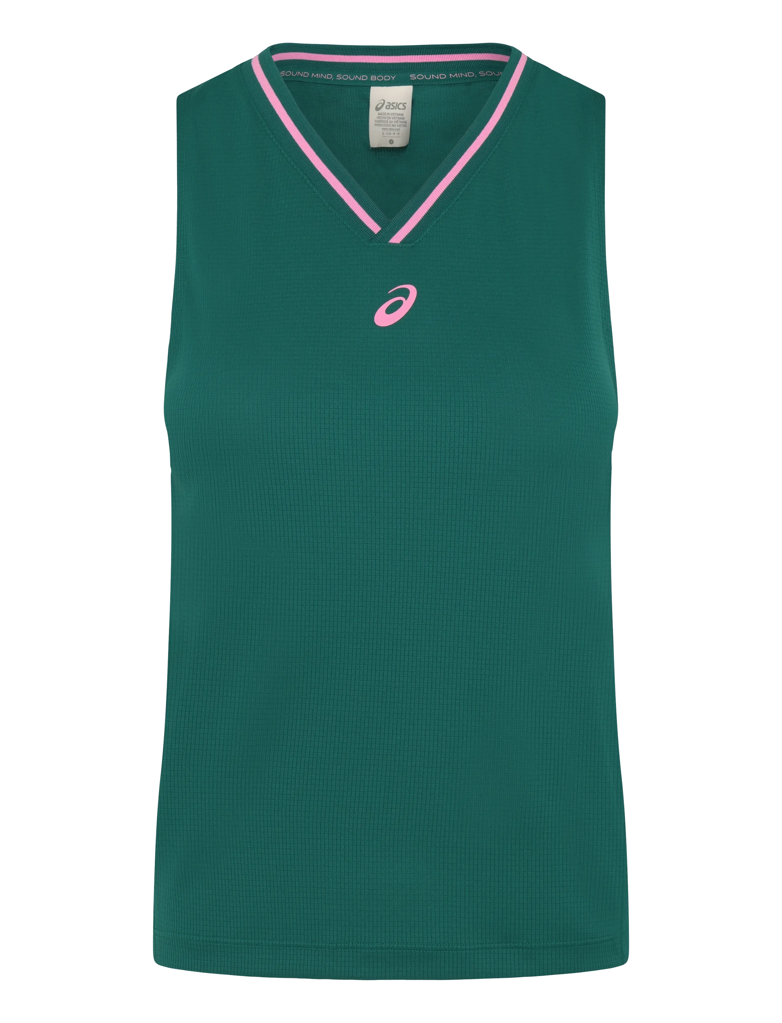 Asics PADEL COURT SLEEVELESS TOP - Ärmellose Tops - JEWEL GREEN / green