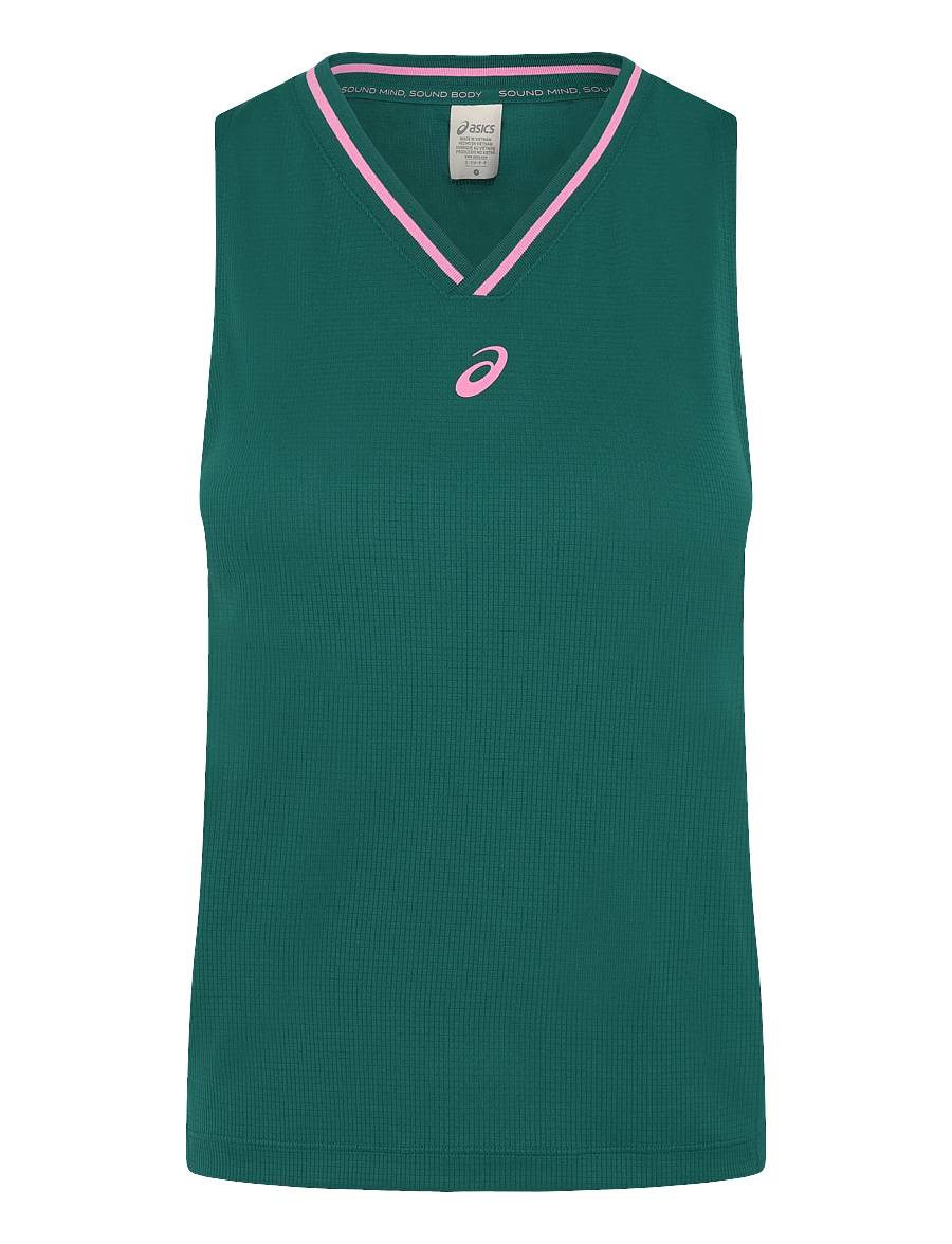 Asics - PADEL COURT SLEEVELESS TOP - tank tops - jewel green - 0