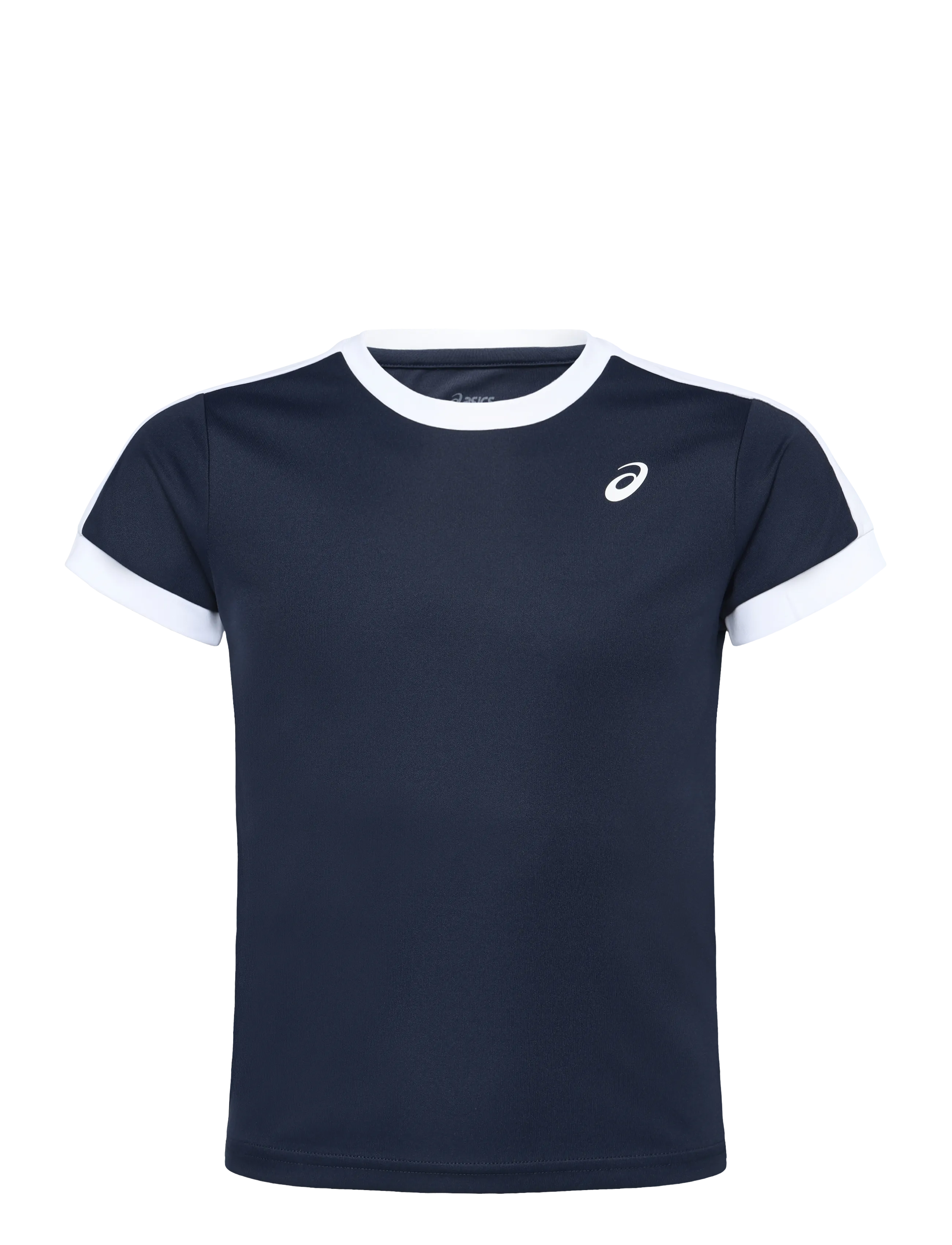 Asics BOYS TENNIS SS TOP - Tøj - MIDNIGHT/BRILLIANT WHITE / navy