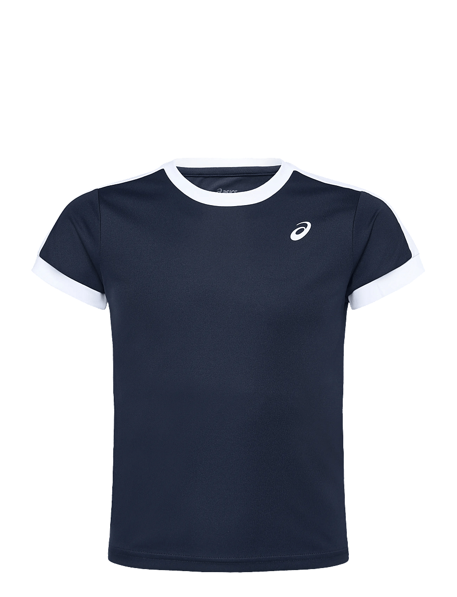 Asics - BOYS TENNIS SS TOP - sportoberteile - midnight/brilliant white - 0