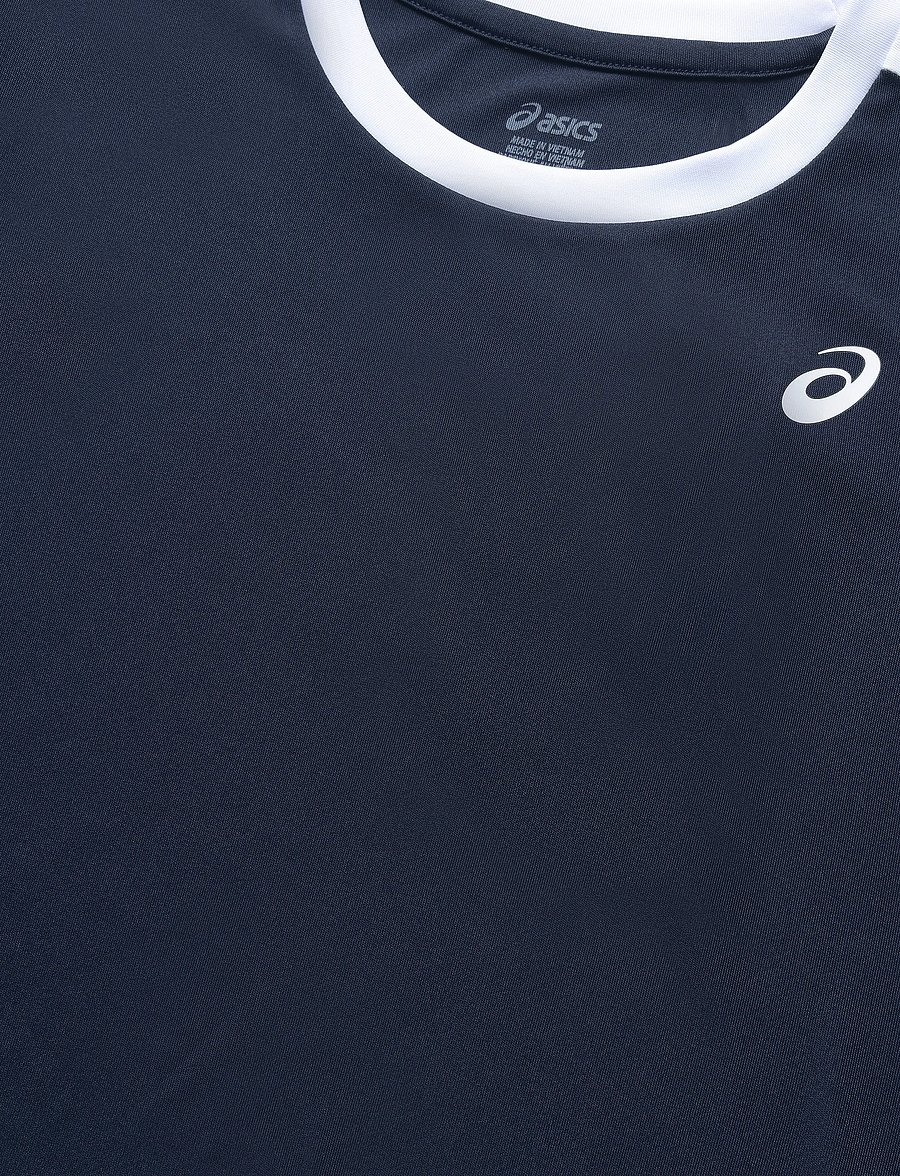 Asics - BOYS TENNIS SS TOP - sportoberteile - midnight/brilliant white - 2