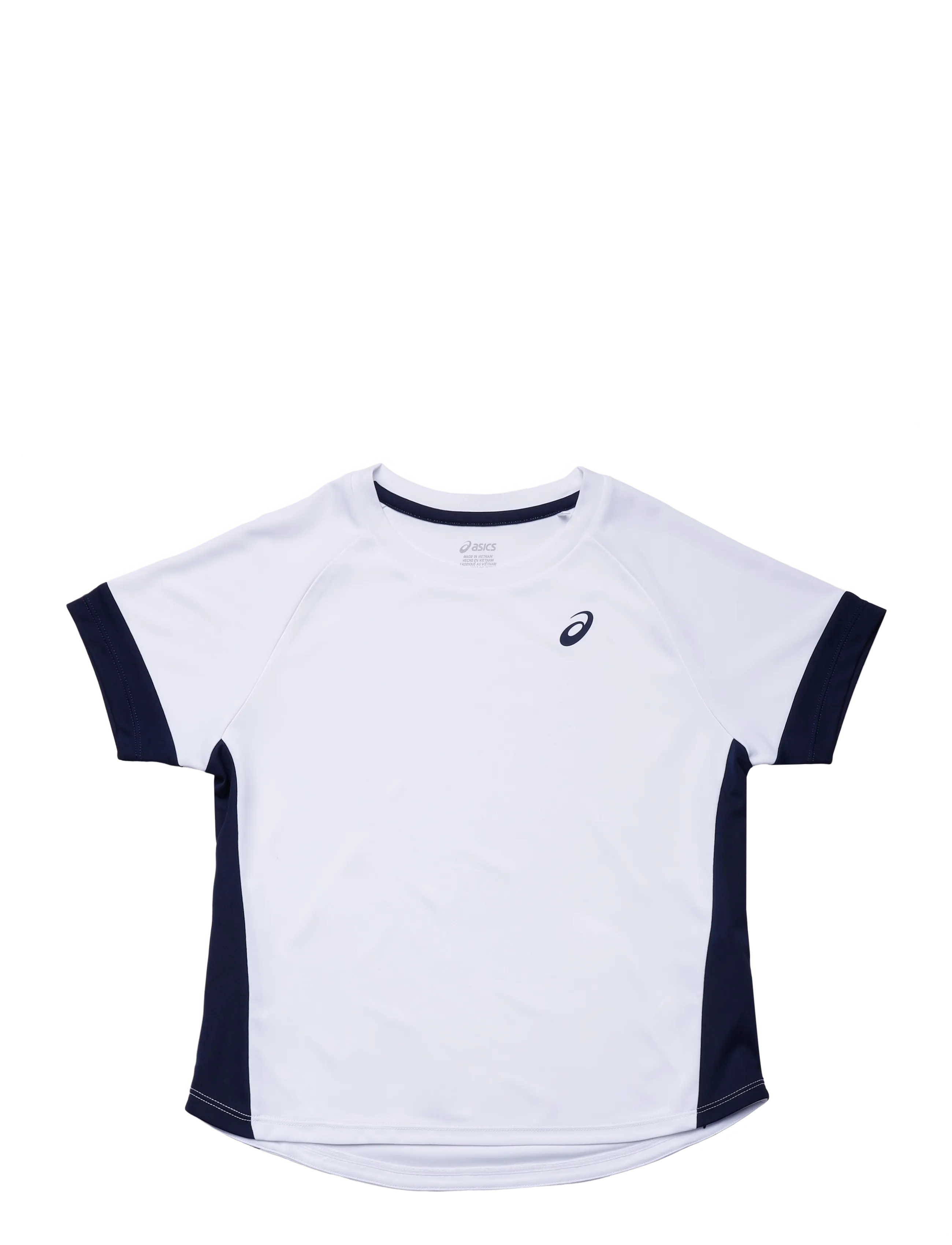 Asics Girls Tennis Ss Top, Kinder, Tennis Kurzarm Top, Weiß, Gr.M