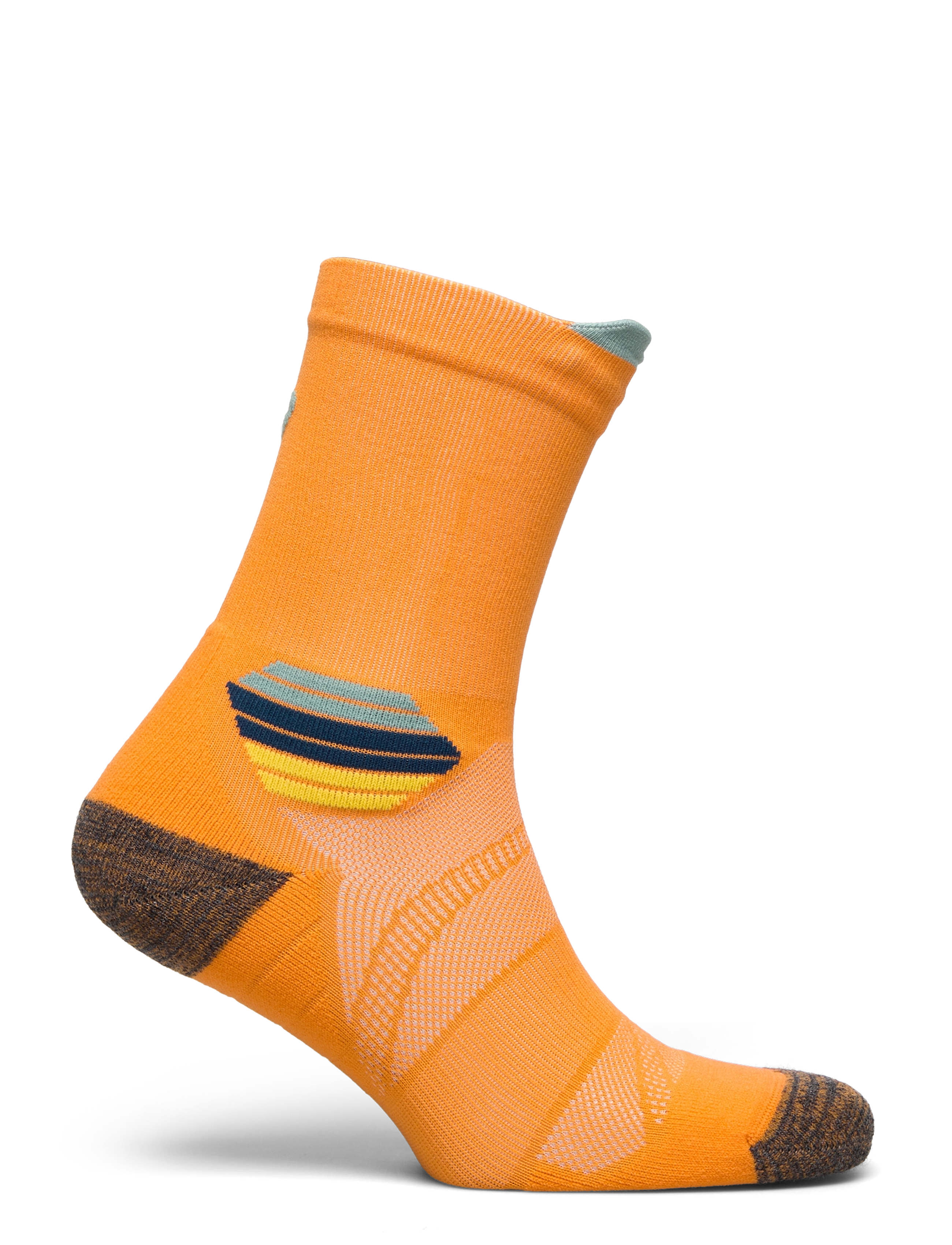 Asics - FUJITRAIL RUN CREW SOCK - fellow yellow/dark mint - 1
