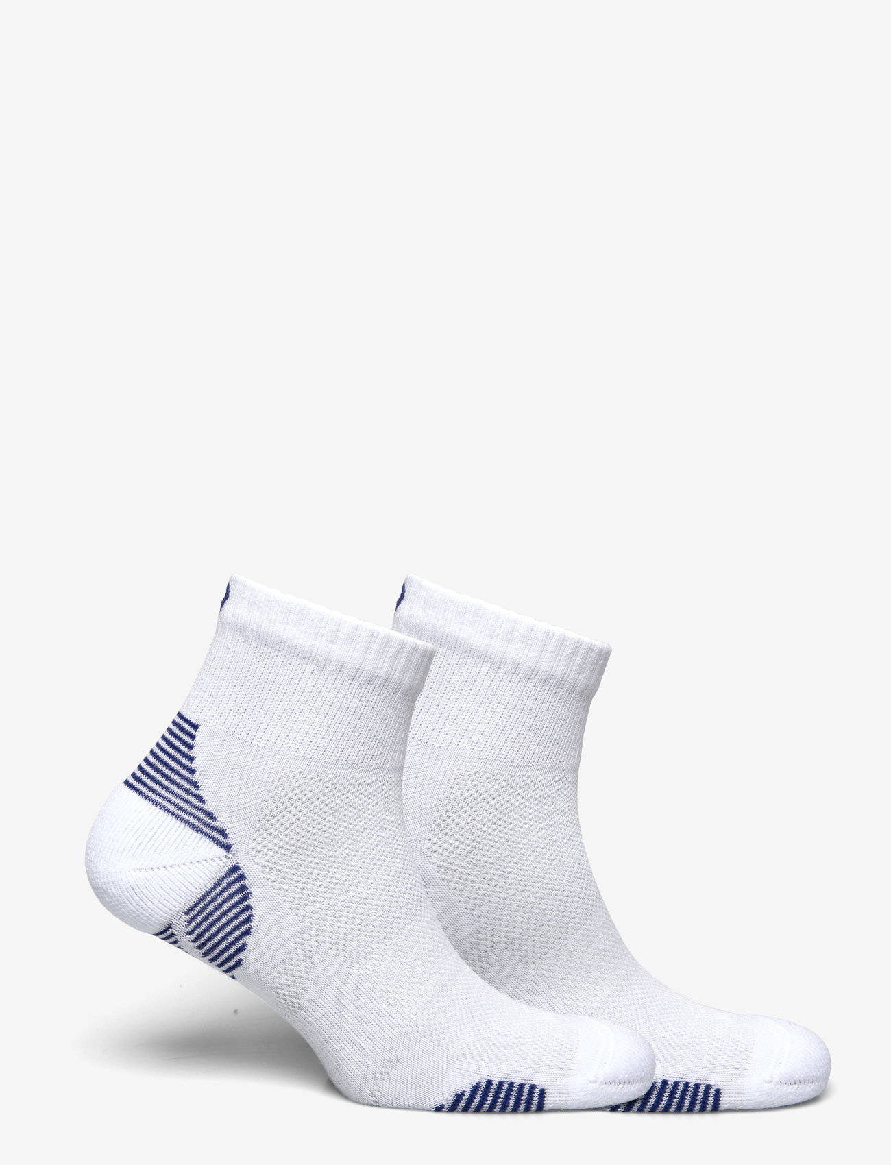 Asics - 2PPK CUSHION RUN QUARTER SOCK - träningsstrumpor - brilliant white/asics blue - 1