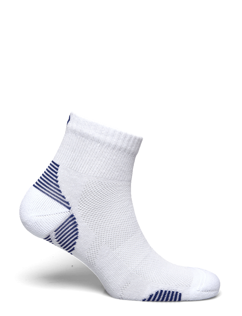 Asics - 2PPK CUSHION RUN QUARTER SOCK - clothes - brilliant white/asics blue - 3