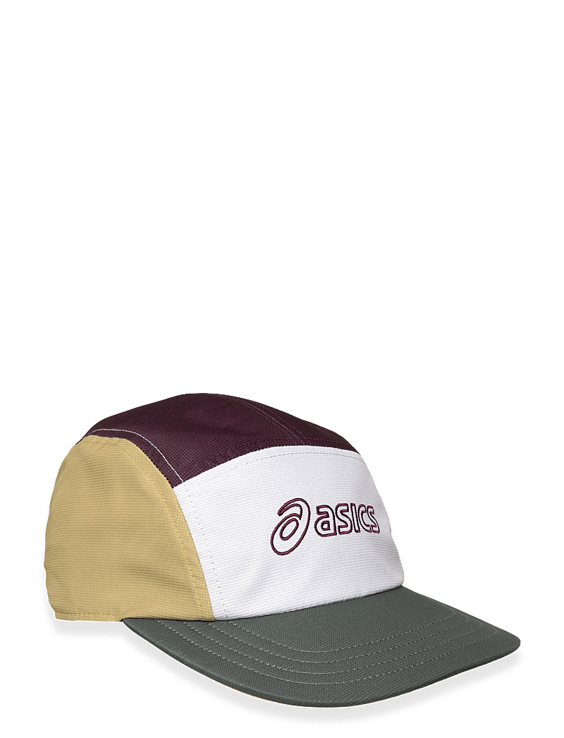 Asics - ASICS 5 PANEL CAP - nokamütsid - mantle green/dark currant/lemongrass - 0