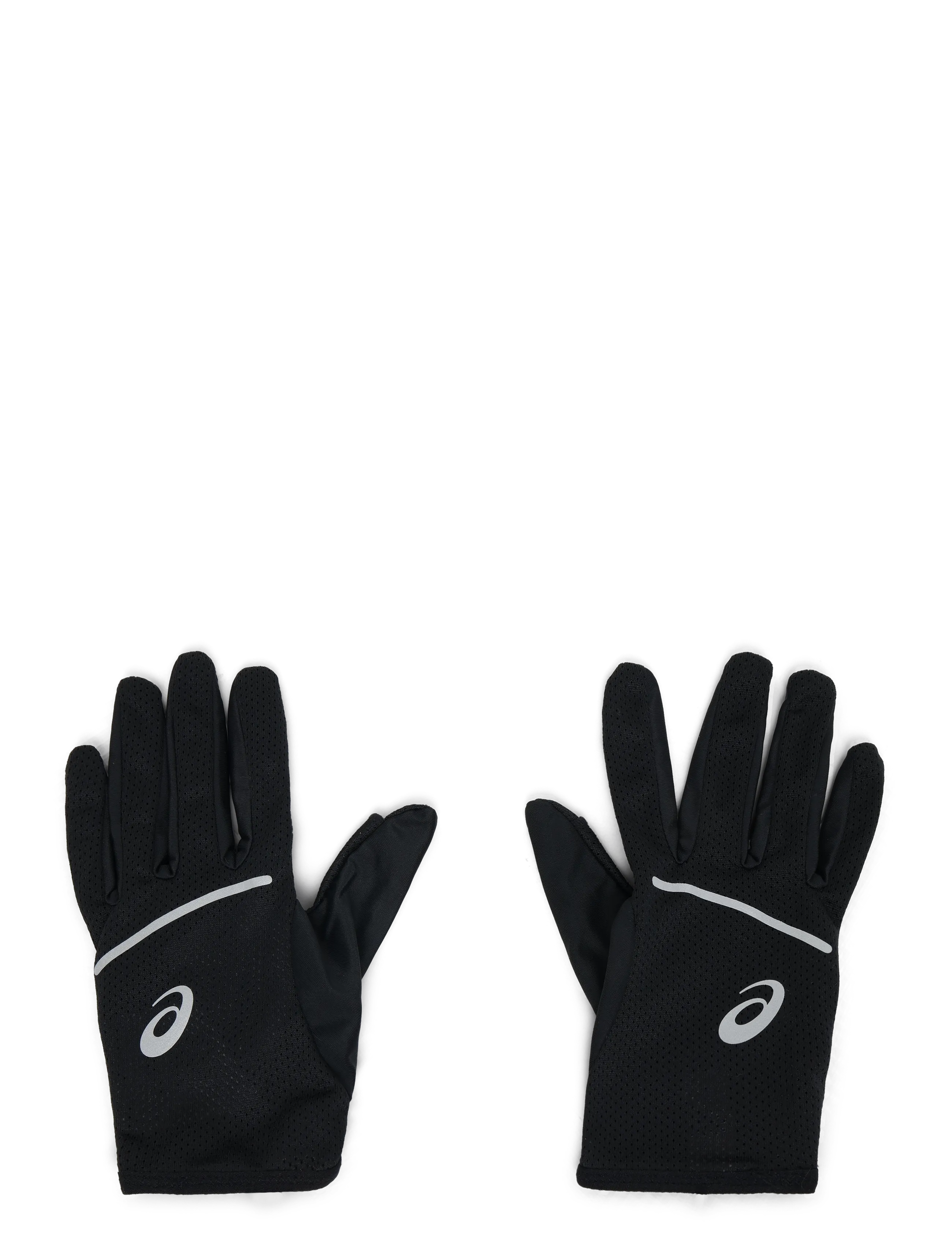 Asics Performance Run Gloves, Mænd, Refleks Løbehandsker, Sort, Str: S/M