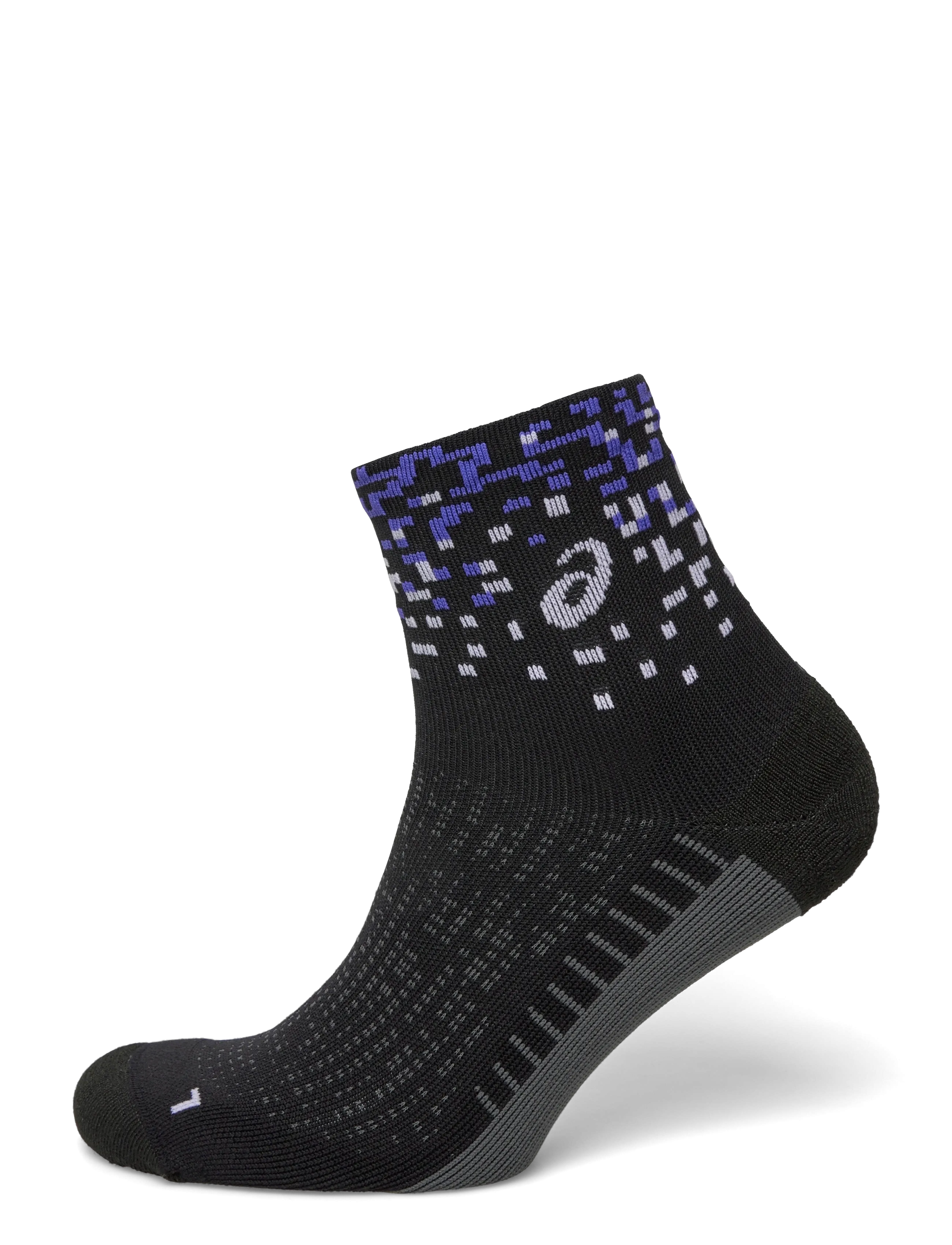 Asics PERFORMANCE RUN SOCK QUARTER - Socken - PERFORMANCE BLACK/COBALT BURST/WHITE / black