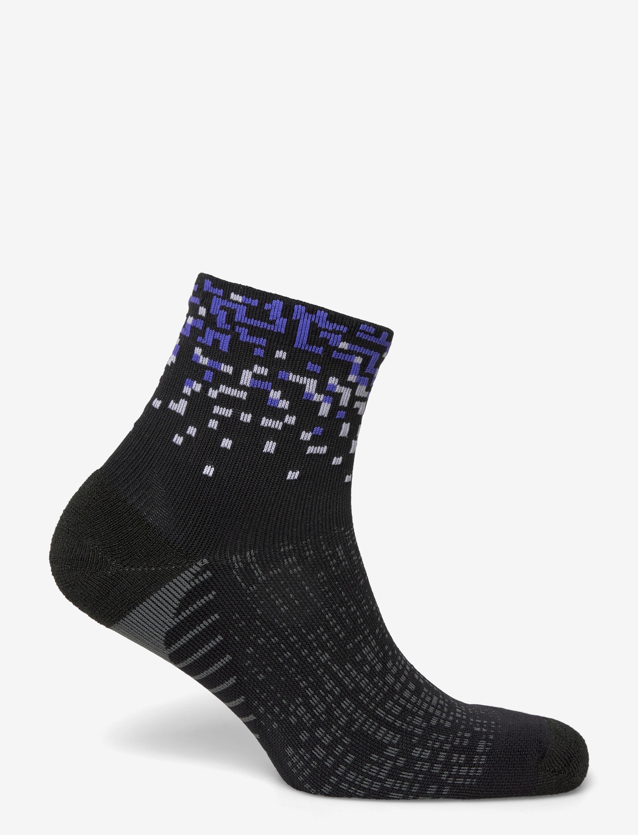 Asics - PERFORMANCE RUN SOCK QUARTER - clothes - performance black/cobalt burst/white - 1