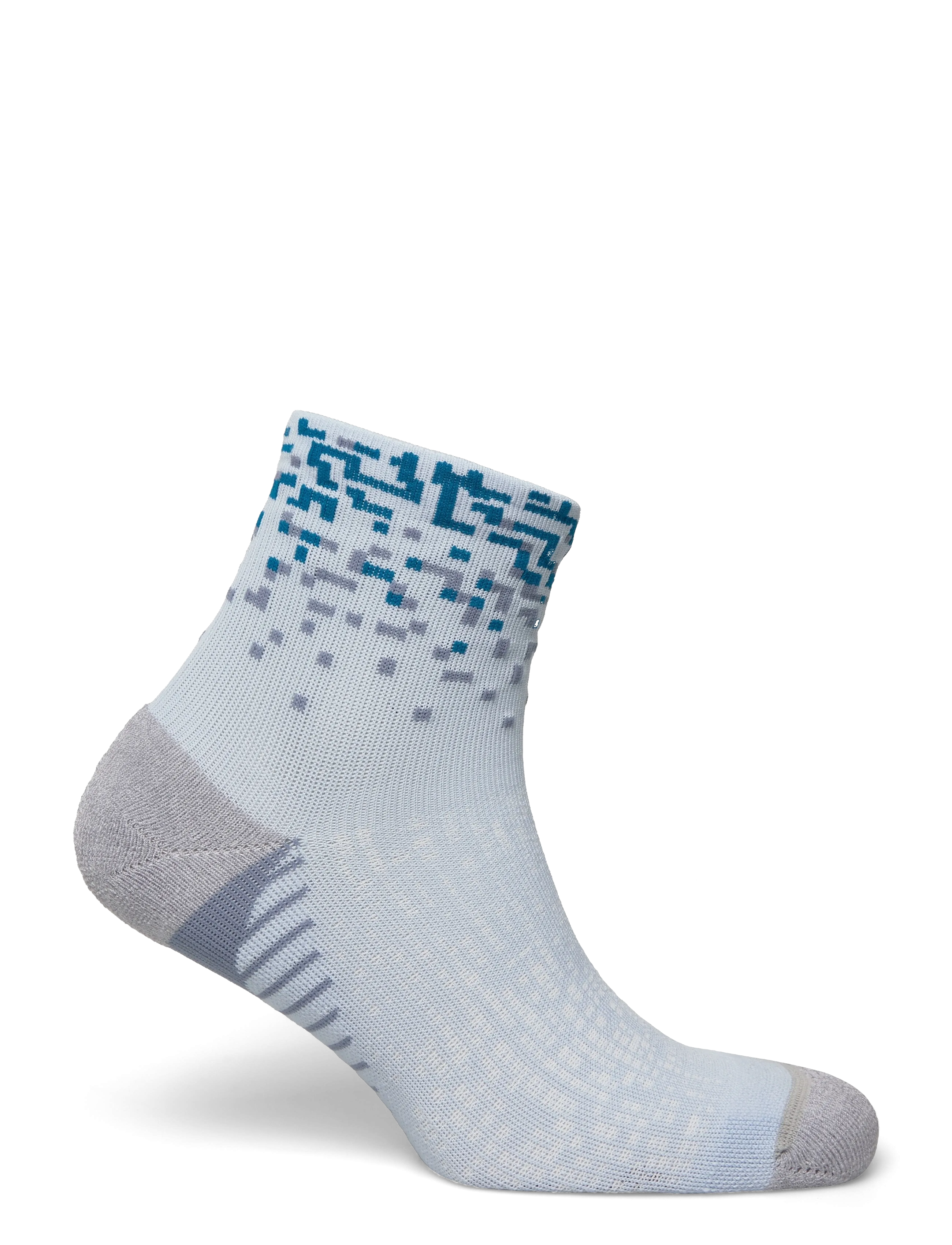 Asics - PERFORMANCE RUN SOCK QUARTER - clothes - arctic blue/aegean blue/grey blue - 1