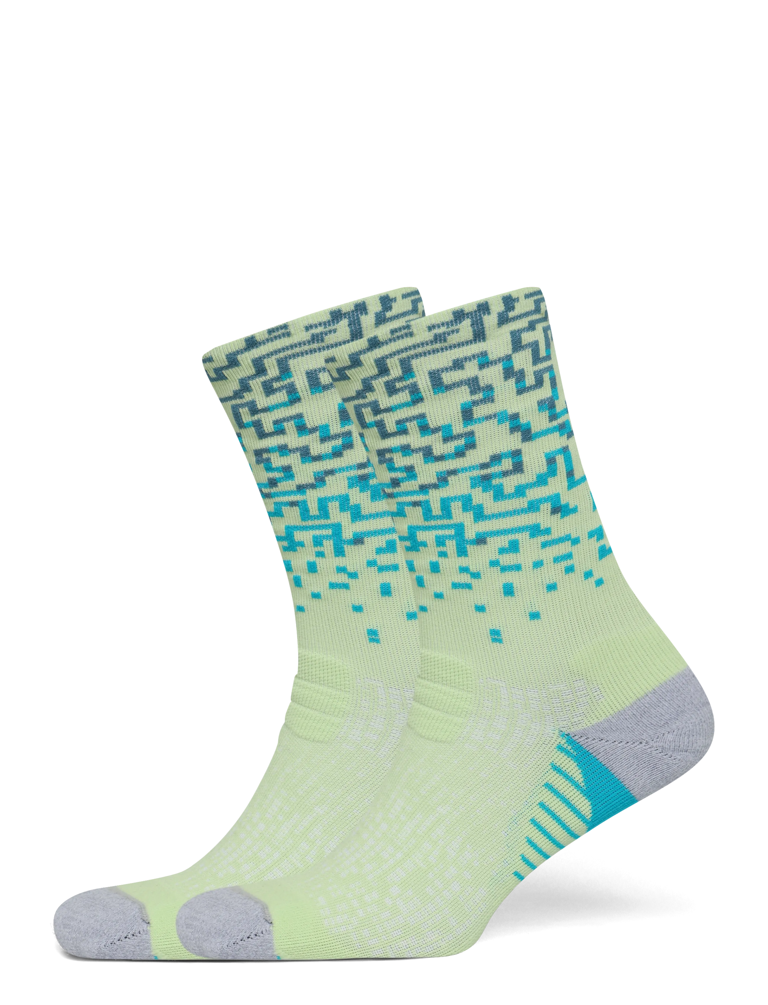 Asics Performance Run Sock Crew, M, Sport Clothing, Grün - Socks, Frauen