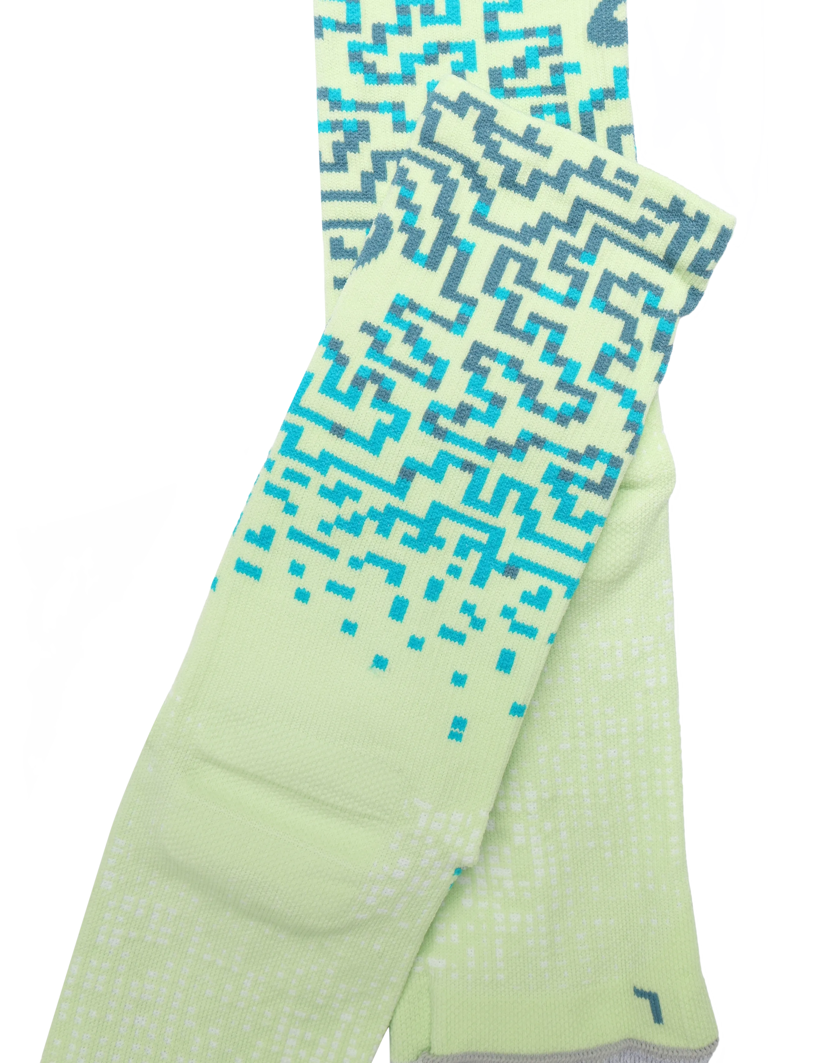 Asics - PERFORMANCE RUN SOCK CREW - strümpfe - illuminate yellow/foggy teal - 2