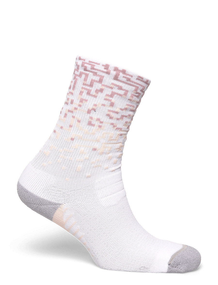 Asics - PERFORMANCE RUN SOCK CREW - clothes - brilliant white/morganite/pearl pink - 1