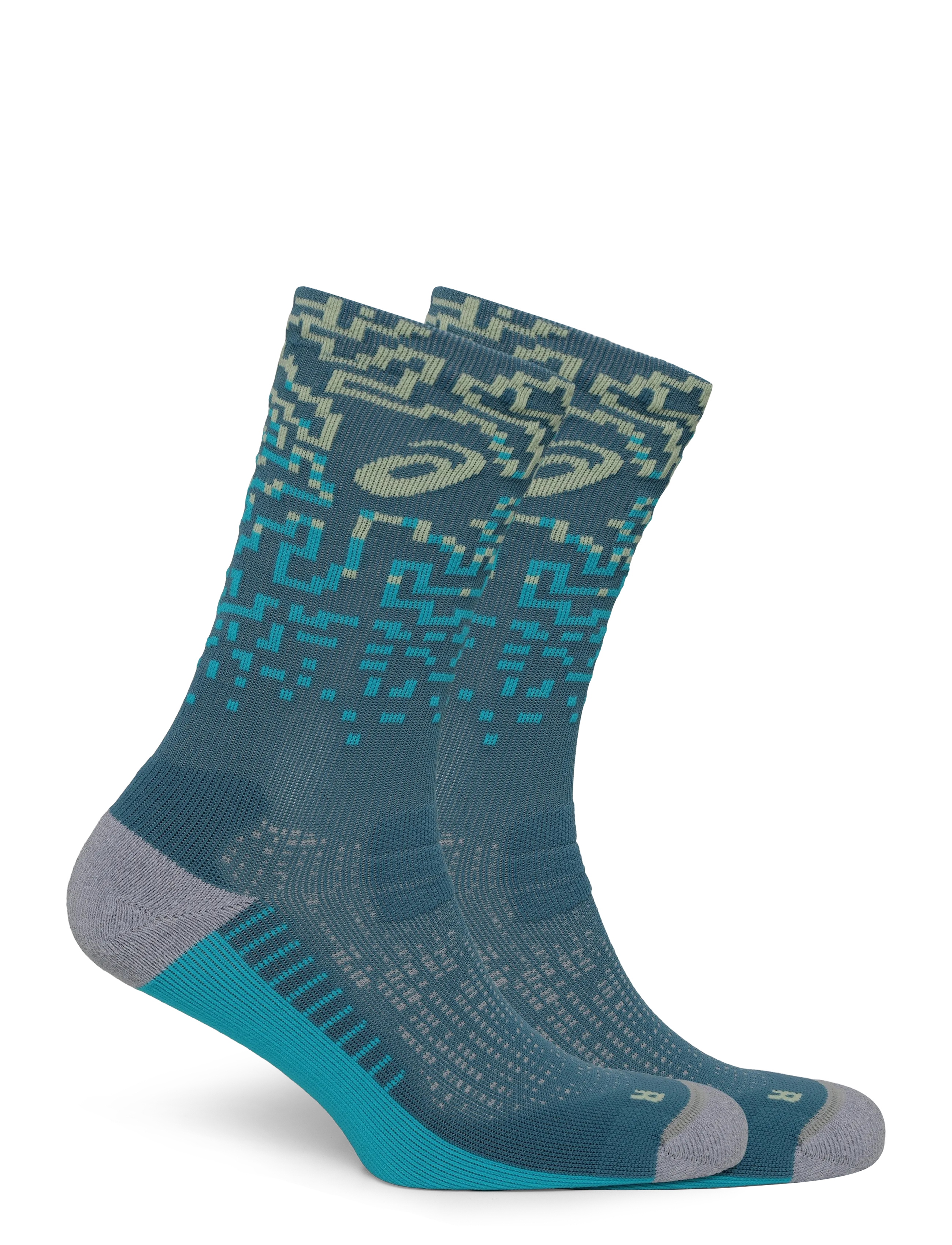 Asics - PERFORMANCE RUN SOCK CREW - strümpfe - foggy teal/energy aqua - 1