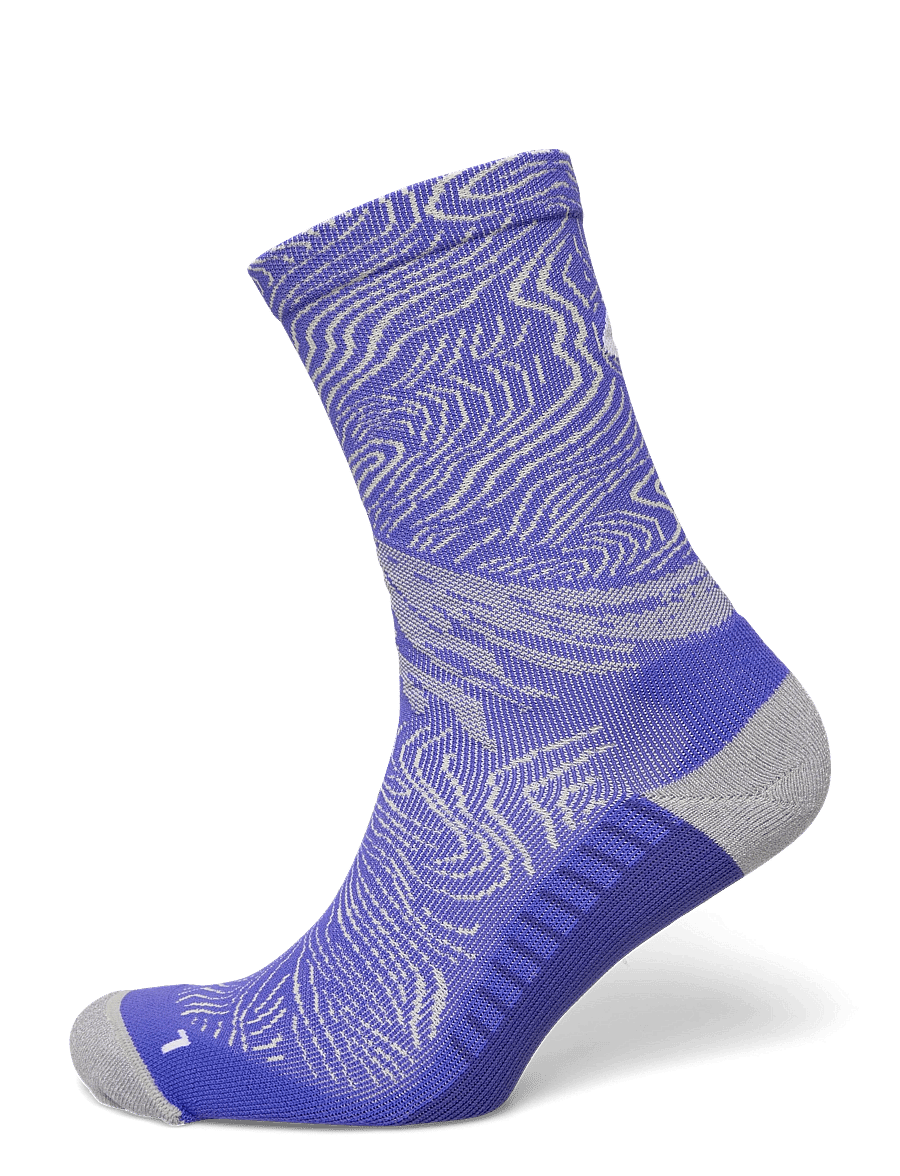 Asics - FUJITRAIL GRAPHIC CREW SOCK - strümpfe - cobalt burst/cream - 0