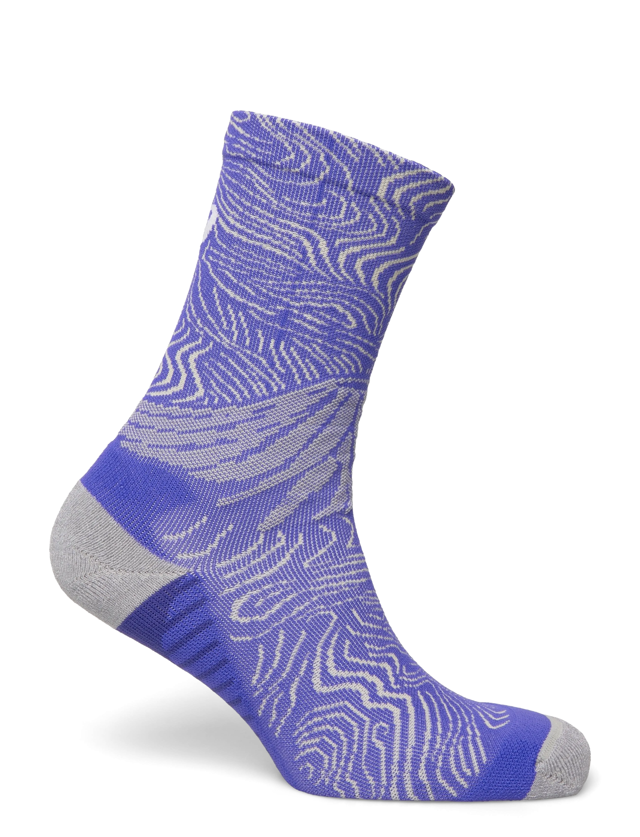 Asics - FUJITRAIL GRAPHIC CREW SOCK - clothes - cobalt burst/cream - 1