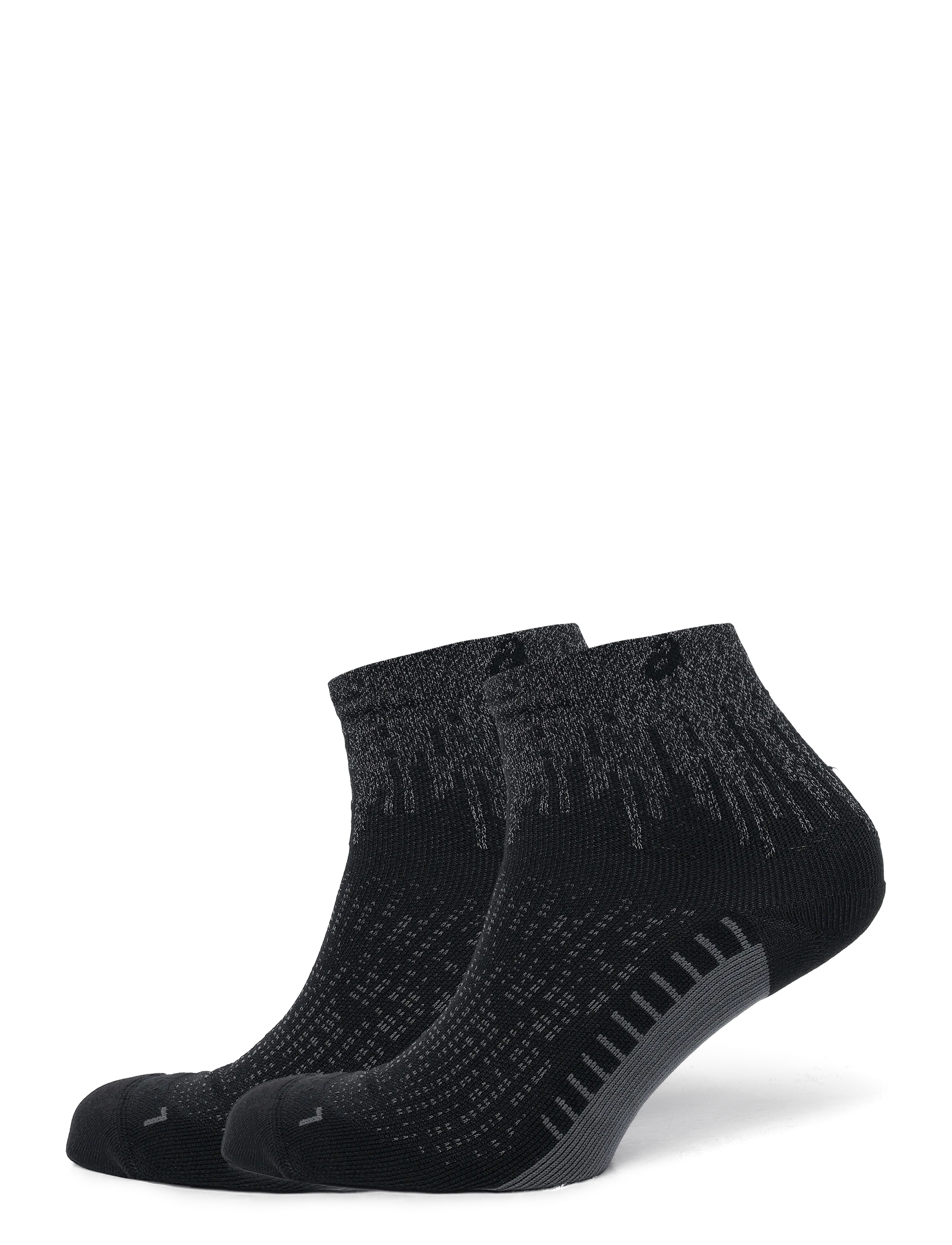 Asics PERFORMANCE RUN SOCK QUARTER - Strømper - PERFORMANCE BLACK / black