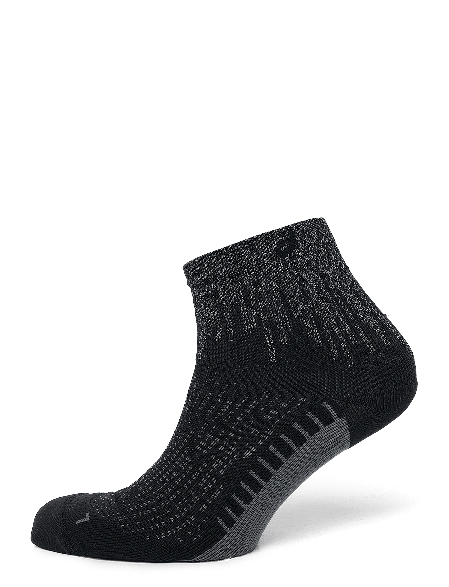 Asics - PERFORMANCE RUN SOCK QUARTER - clothes - performance black - 0
