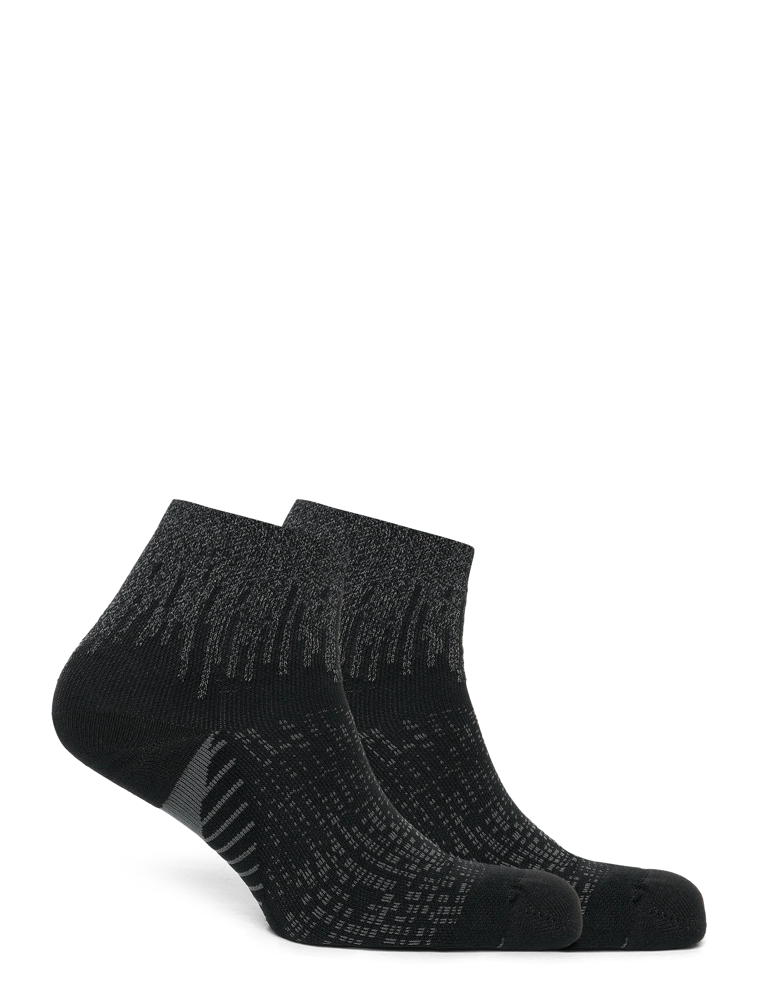 Asics - PERFORMANCE RUN SOCK QUARTER - clothes - performance black - 1
