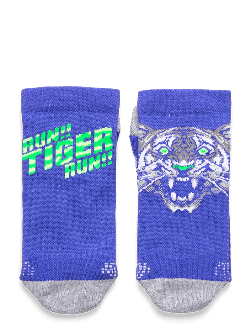 Asics - PERFORMANCE RUN SOCK CREW - clothes - cobalt burst/vital green - 2