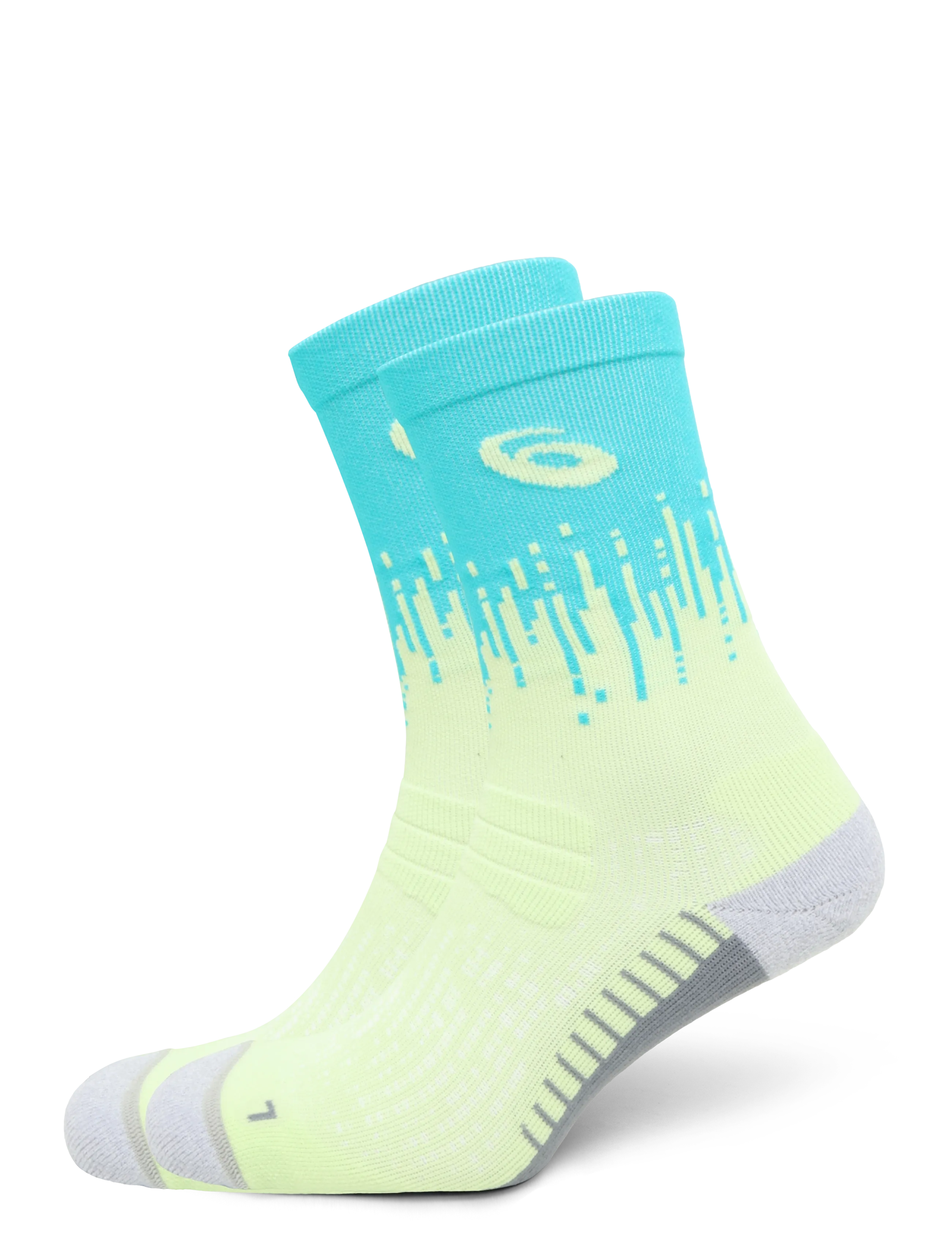 Asics Performance Run Sock Crew, XL, Yellow, Sport Clothing > Sport Socks, Dame