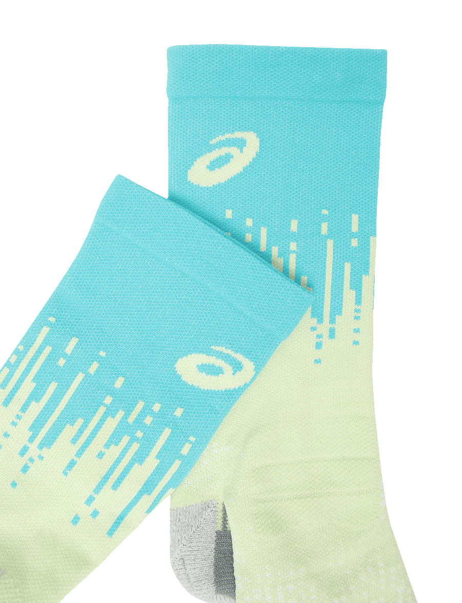 Asics - PERFORMANCE RUN SOCK CREW - strümpfe - illuminate yellow/energy aqua - 2