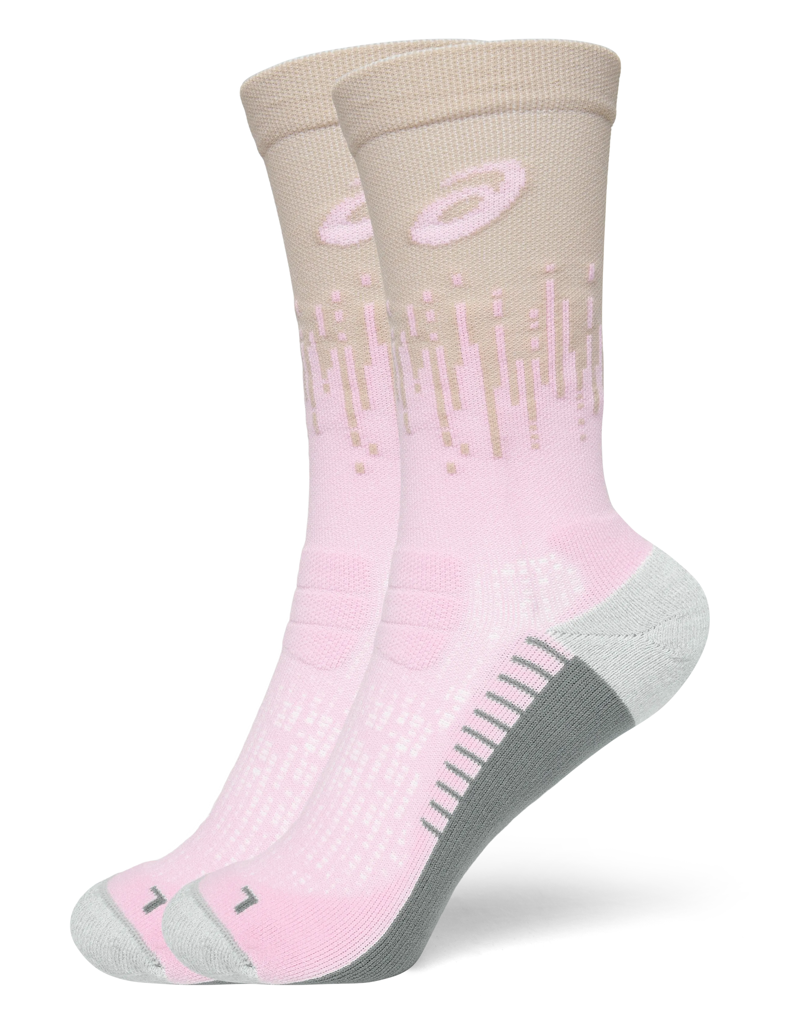 Asics Performance Run Sock Crew, L, Sport Clothing, Rosa - Socks, Frauen
