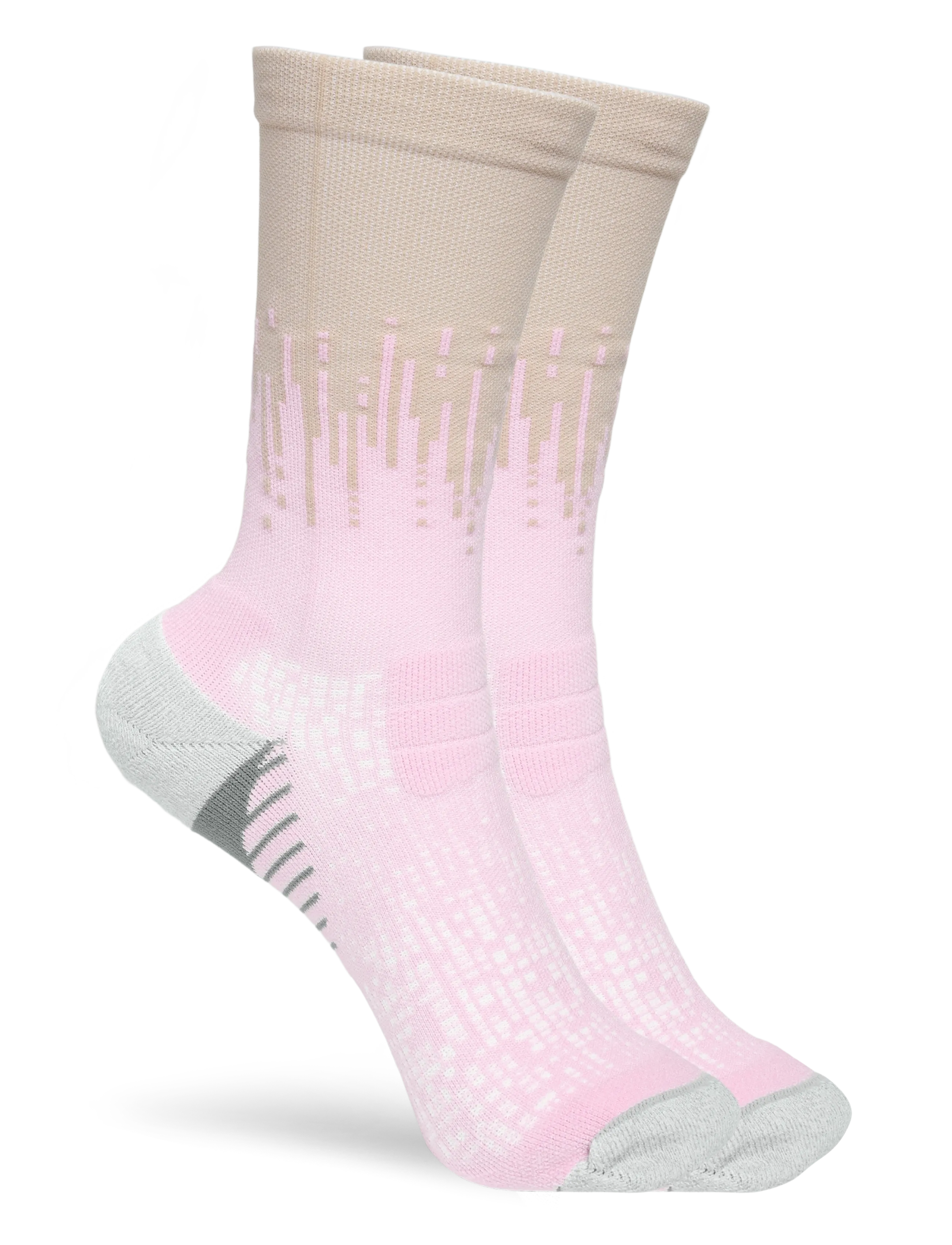 Asics - PERFORMANCE RUN SOCK CREW - clothes - hazy lilac/rose dust - 1