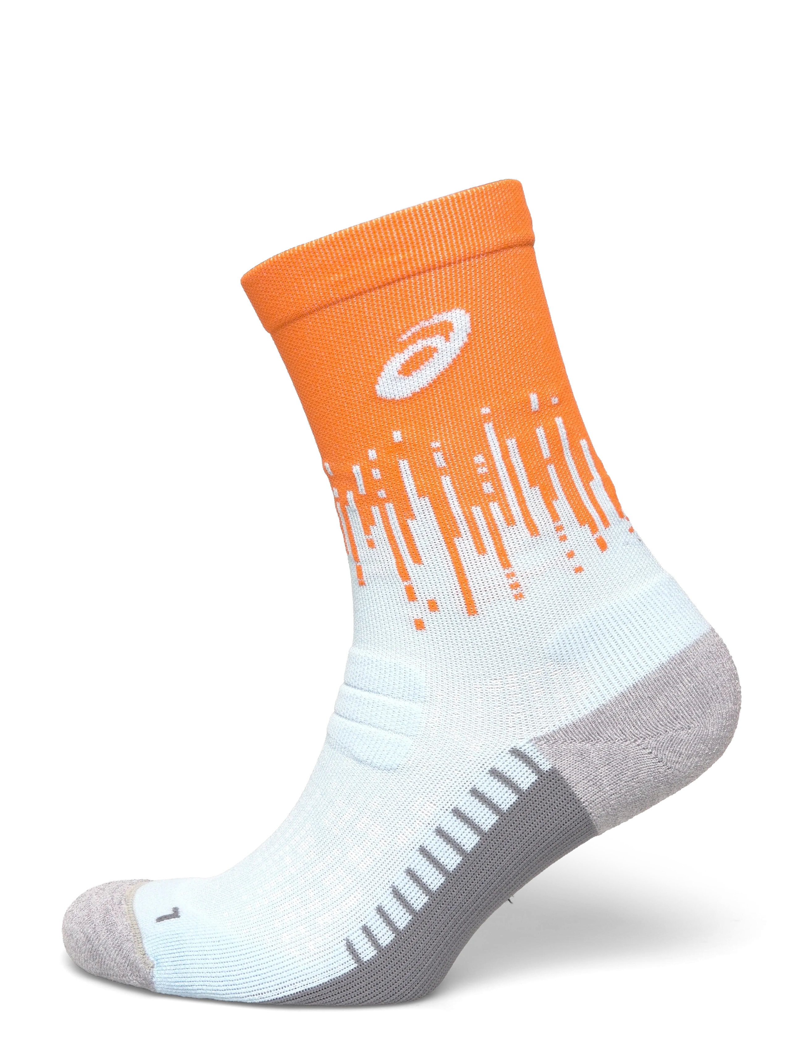 Asics PERFORMANCE RUN SOCK CREW - ASICS - SKY/SUN PEACH / orange