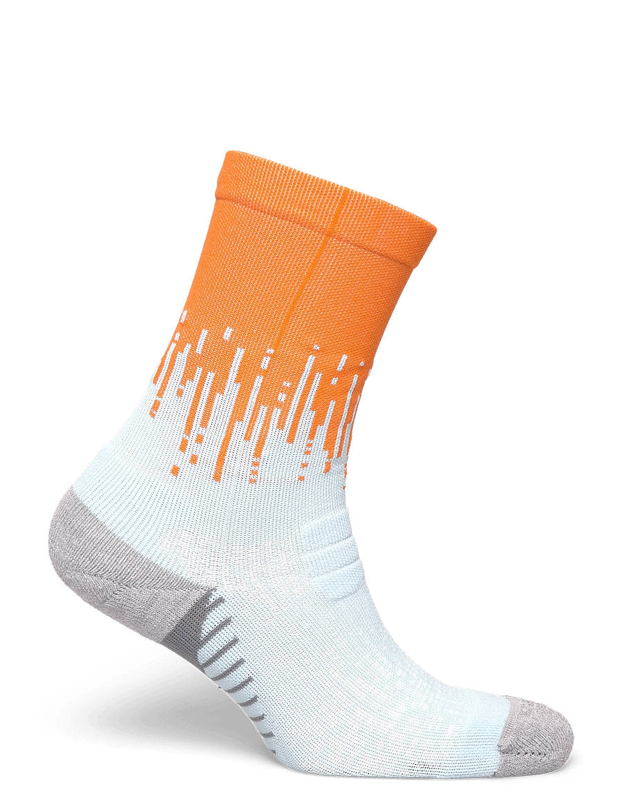 Asics - PERFORMANCE RUN SOCK CREW - strümpfe - sky/sun peach - 1