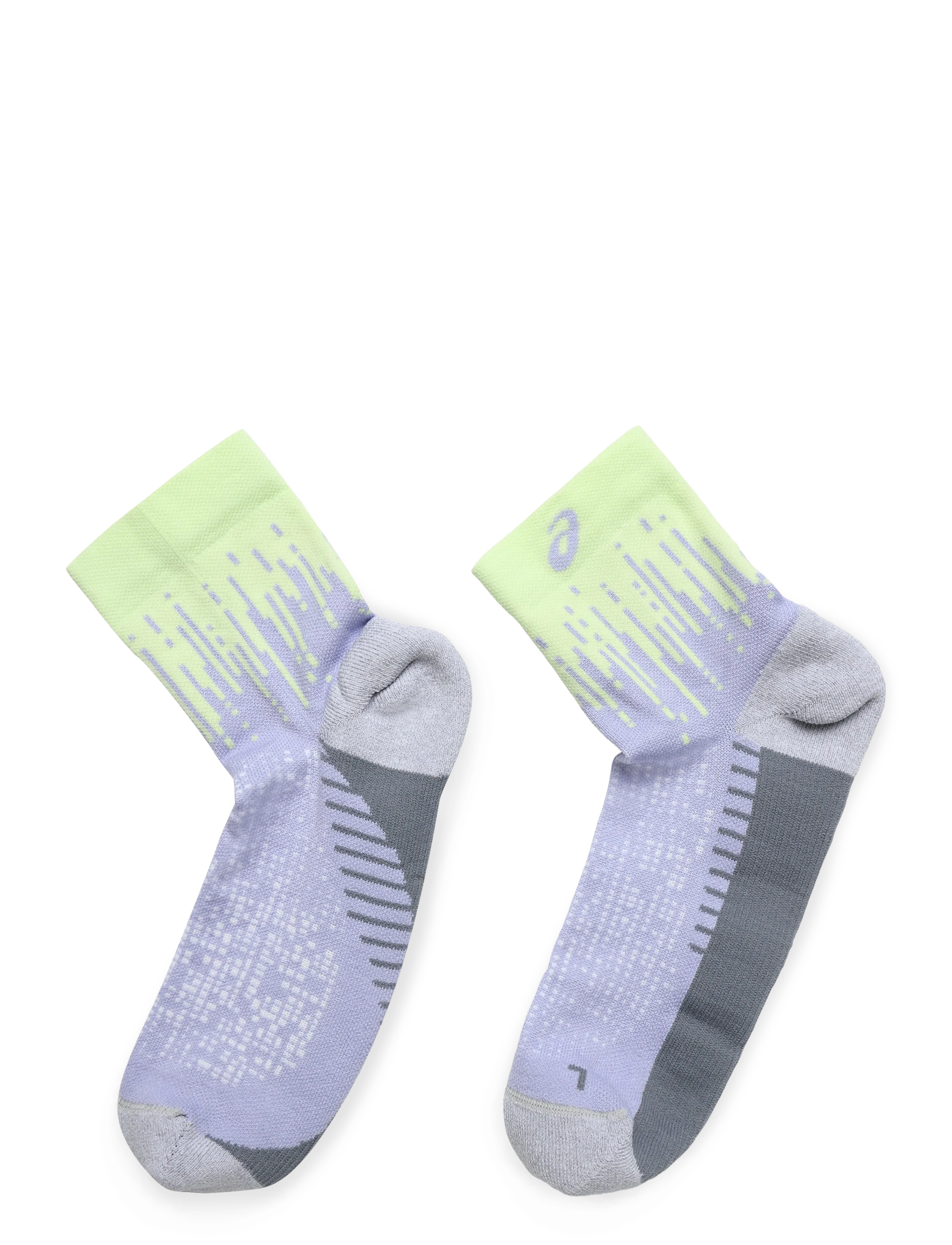 Asics - PERFORMANCE RUN SOCK QUARTER - clothes - fresh air/illuminate yellow - 1