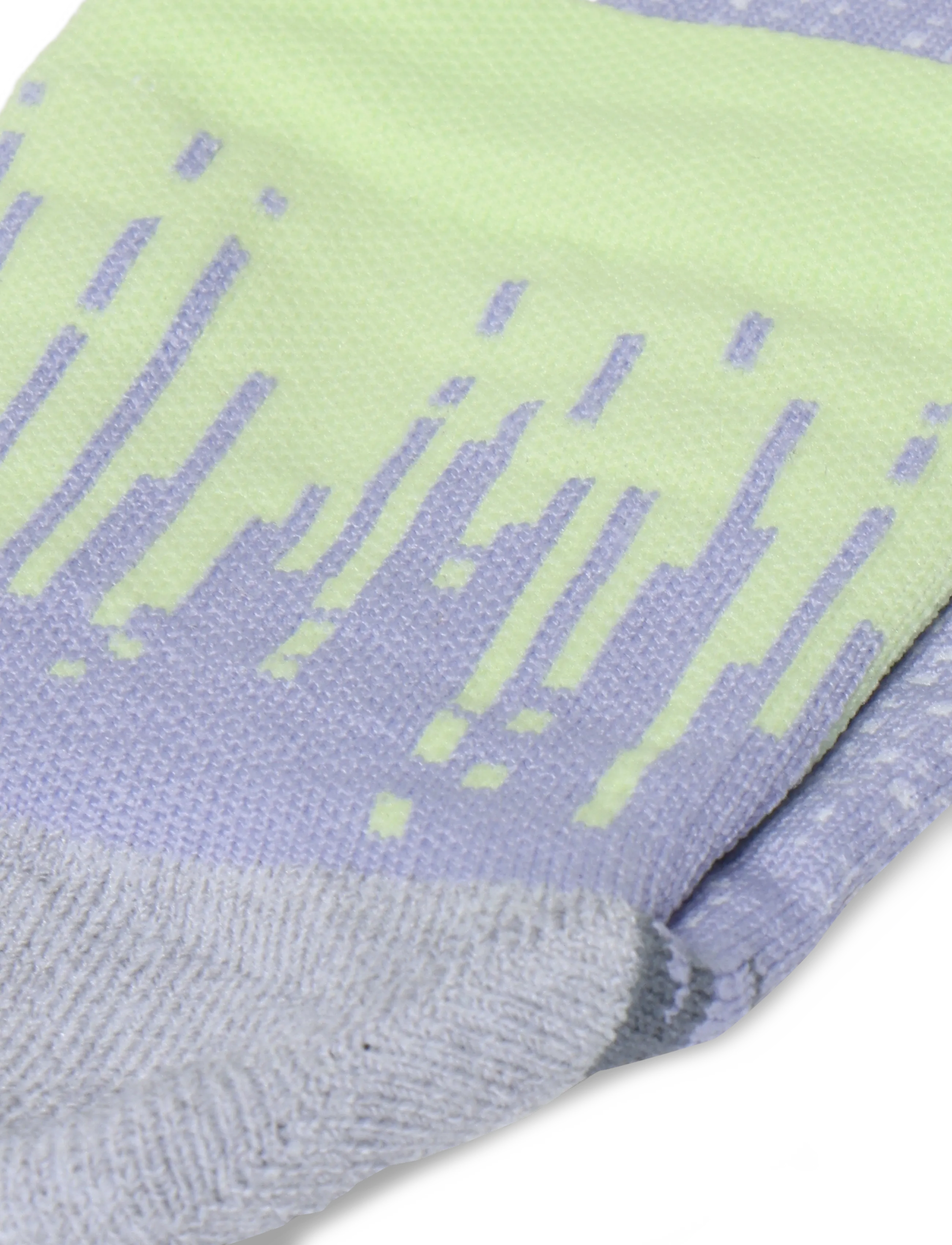 Asics - PERFORMANCE RUN SOCK QUARTER - clothes - fresh air/illuminate yellow - 2