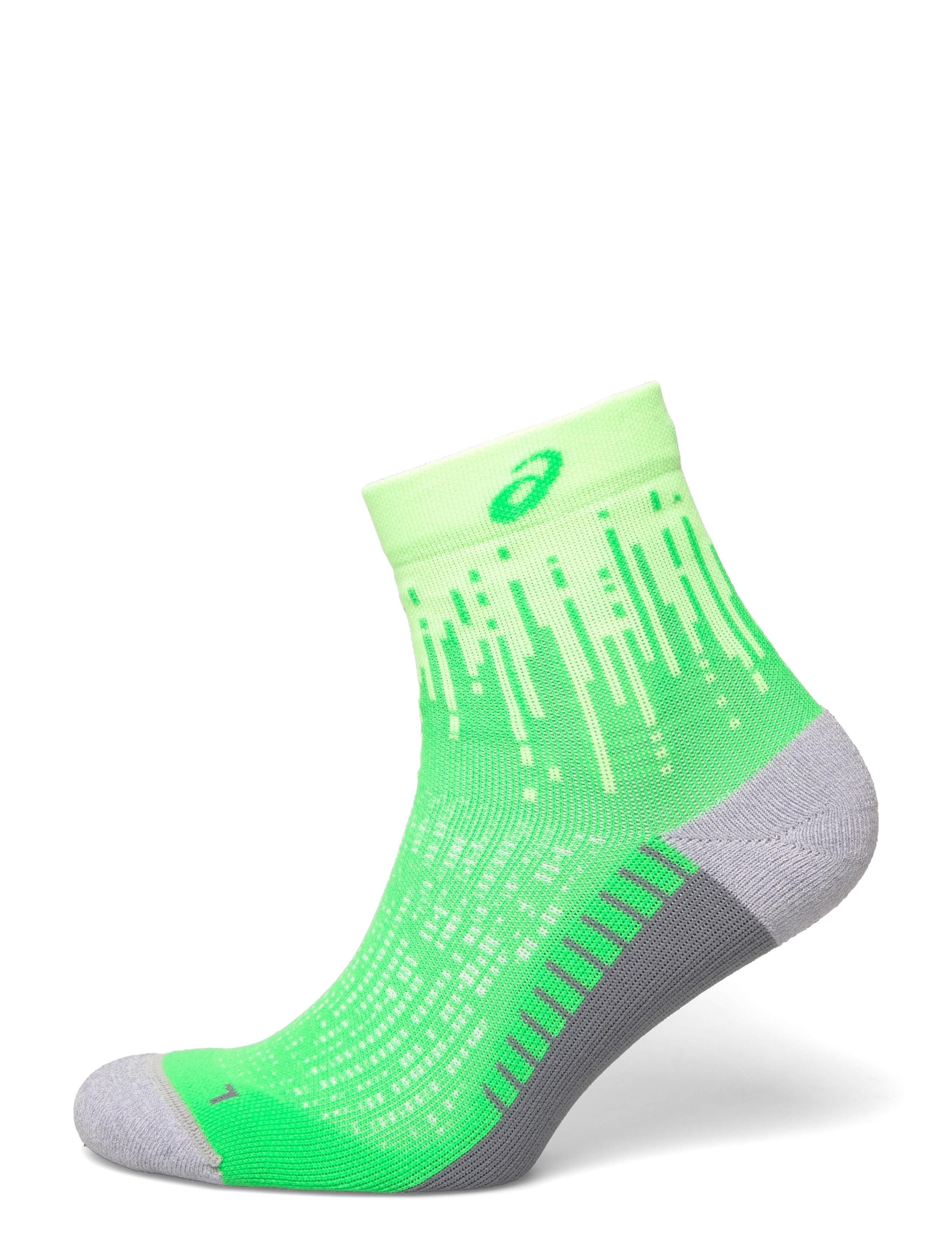 Asics PERFORMANCE RUN SOCK QUARTER - ASICS - ILLUMINATE GREEN/VITAL GREEN / green