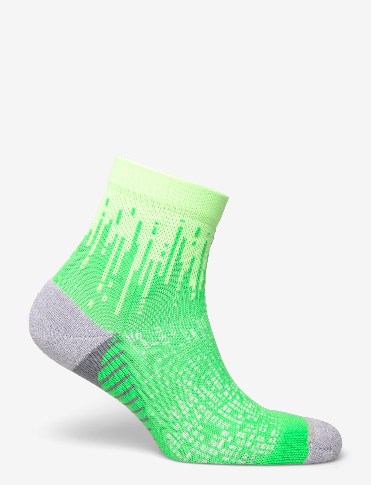 Asics - PERFORMANCE RUN SOCK QUARTER - clothes - illuminate green/vital green - 1