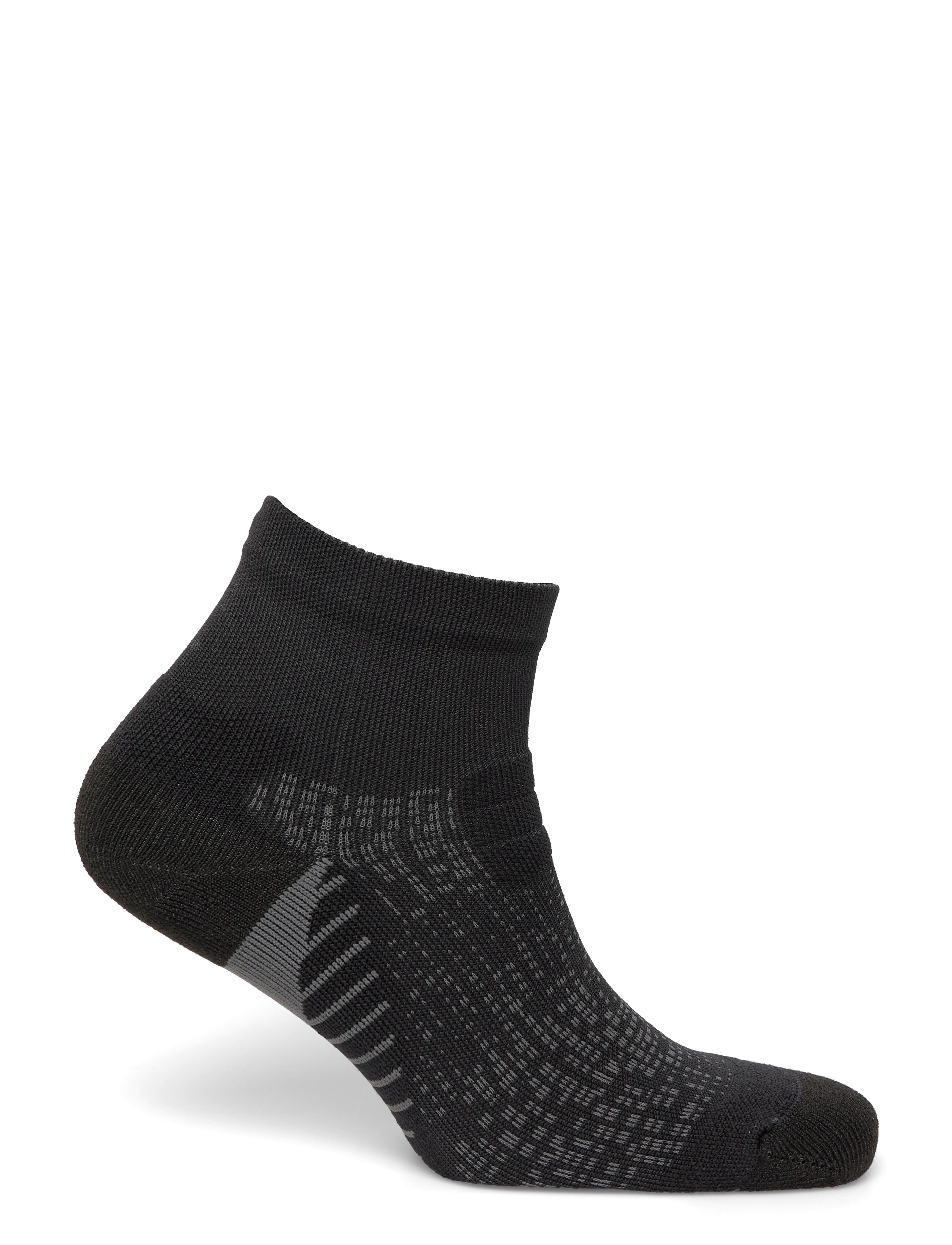 Asics - PERFORMANCE RUN SOCK QUARTER - clothes - performance black - 1