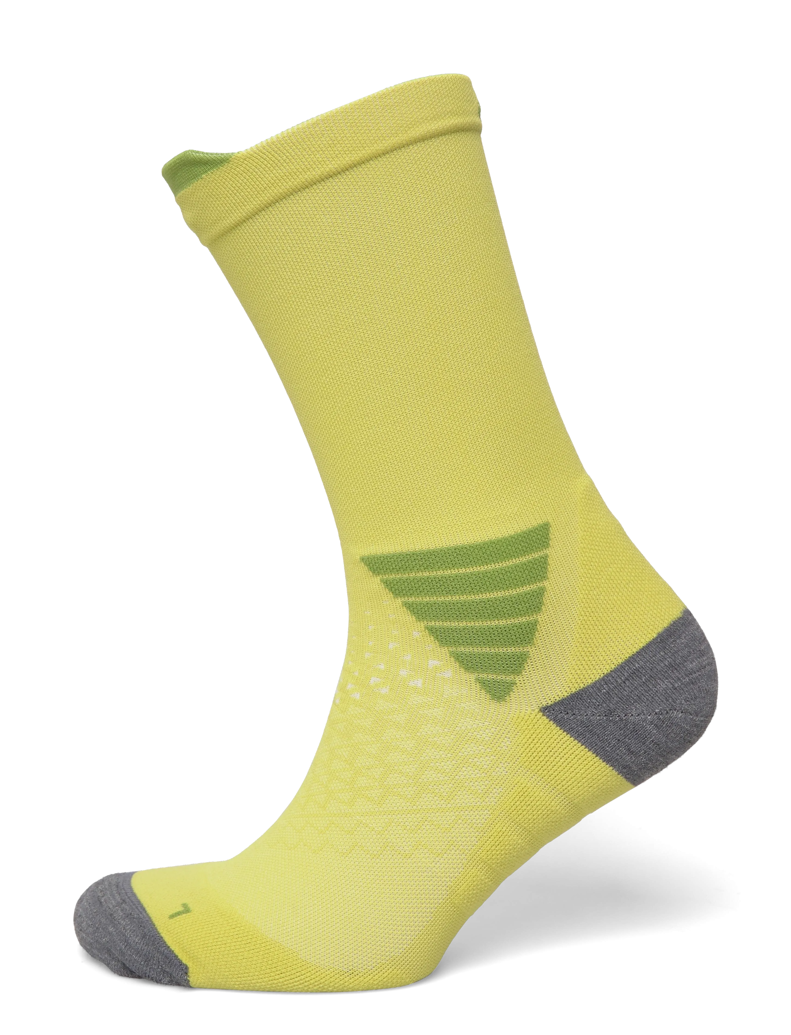 Asics FUJITRAIL CREW SOCK - Aluspesu - CACTI / yellow