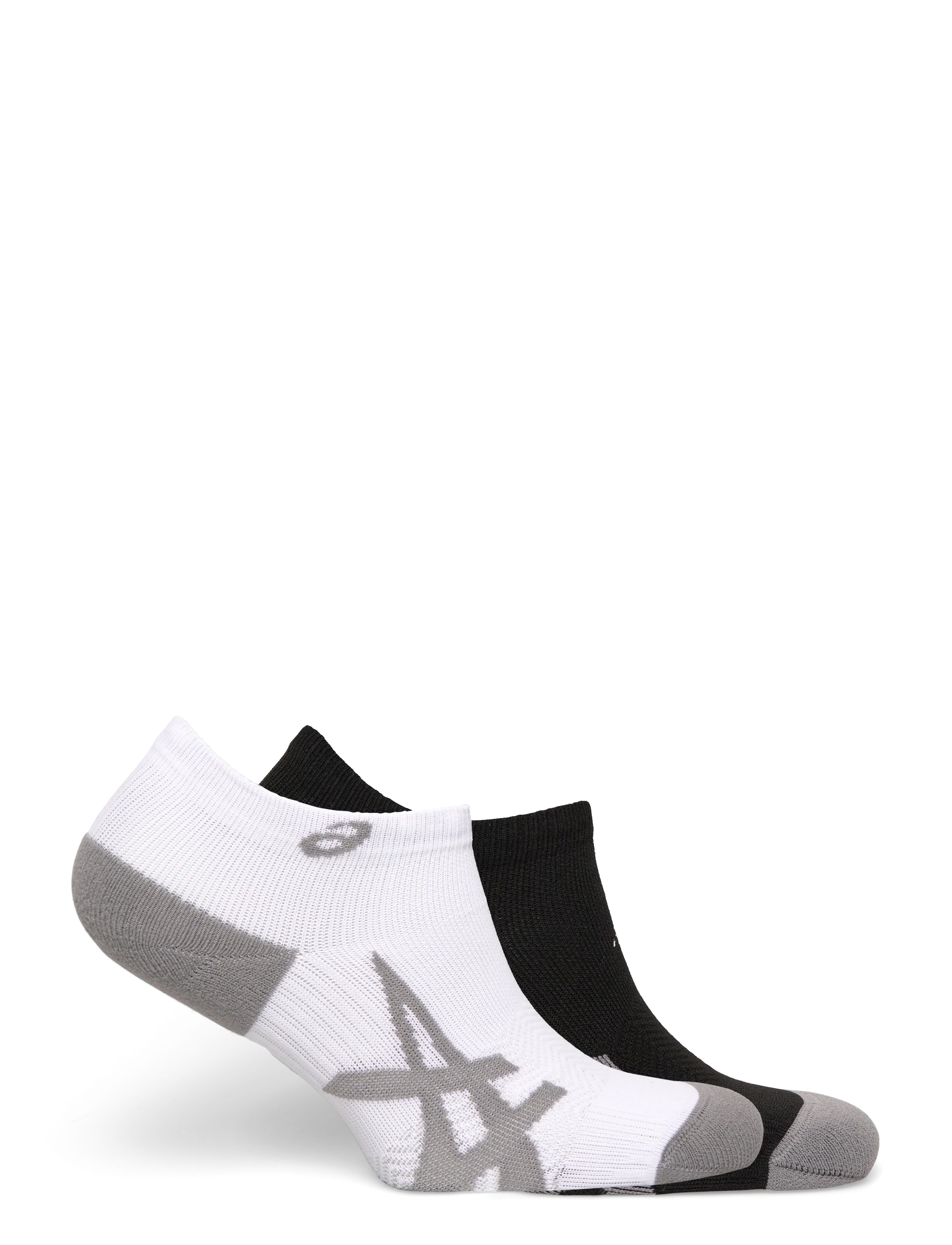 Asics - 2 PACK LIGHTWEIGHT RUN ANKLE SOCK - clothes - performance black/brilliant white - 1