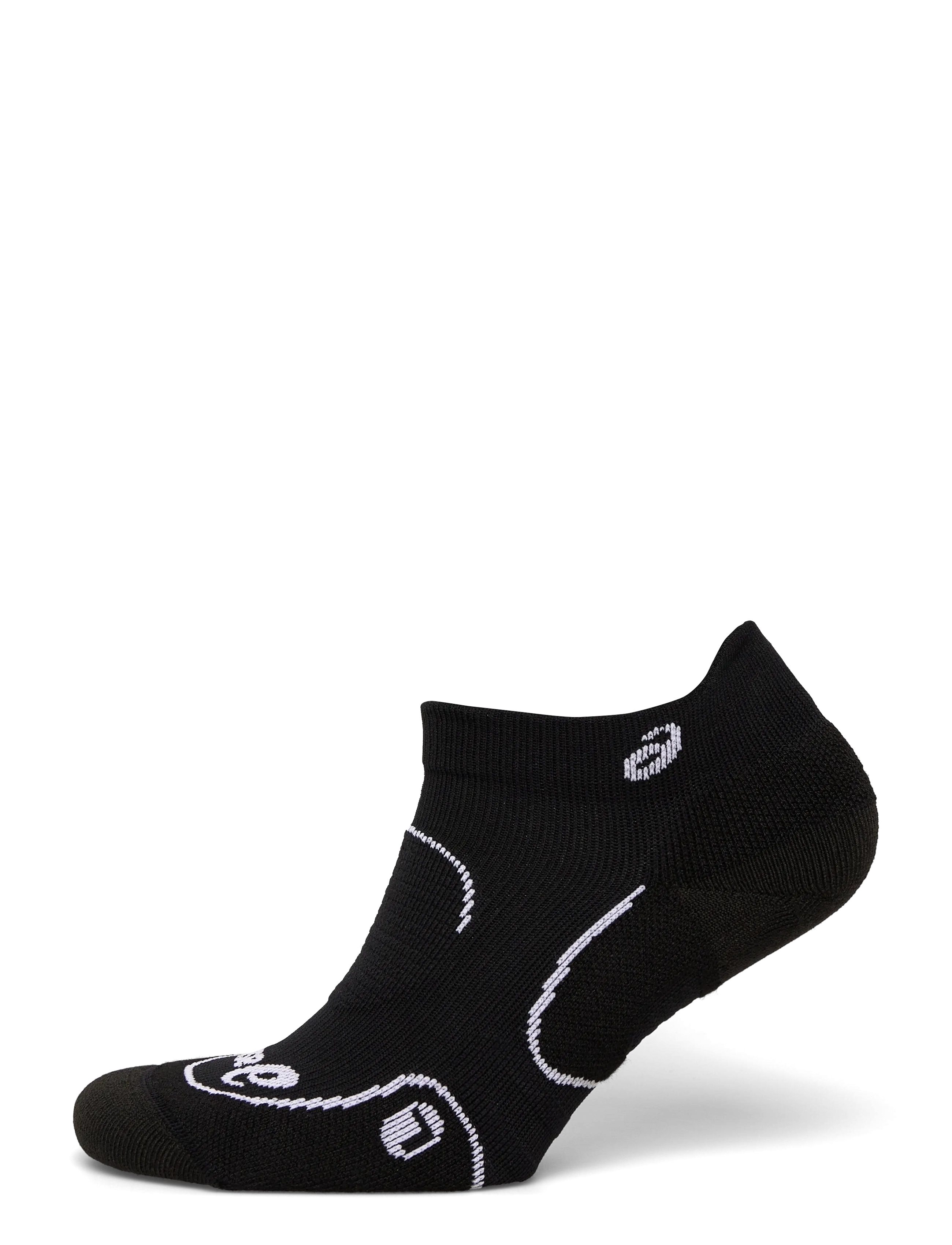 Asics Court+ Tennis Ankle Sock, M, Black, Sport Clothing > Sport Socks, Dame