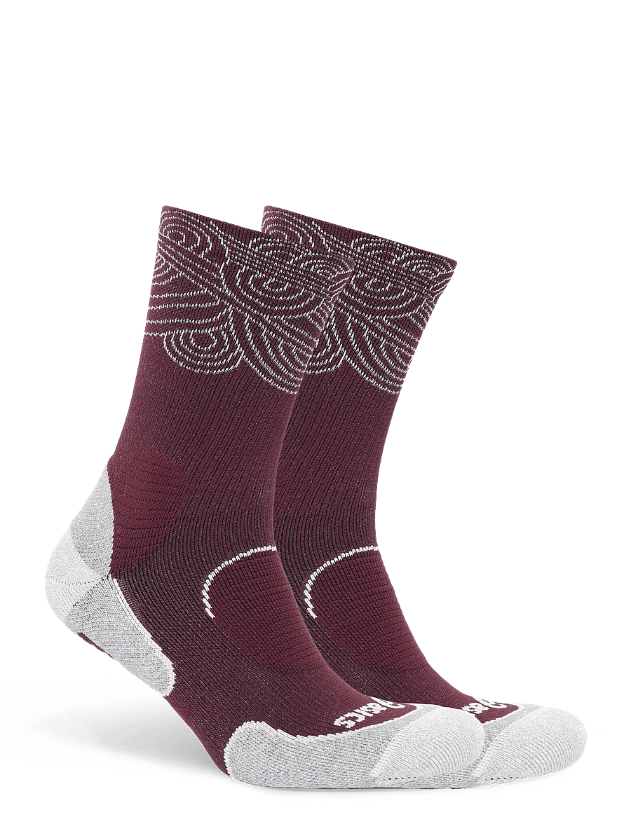 Asics - SEASONAL COURT+ TENNIS CREW SOCK - träningsstrumpor - dark aubergine - 1