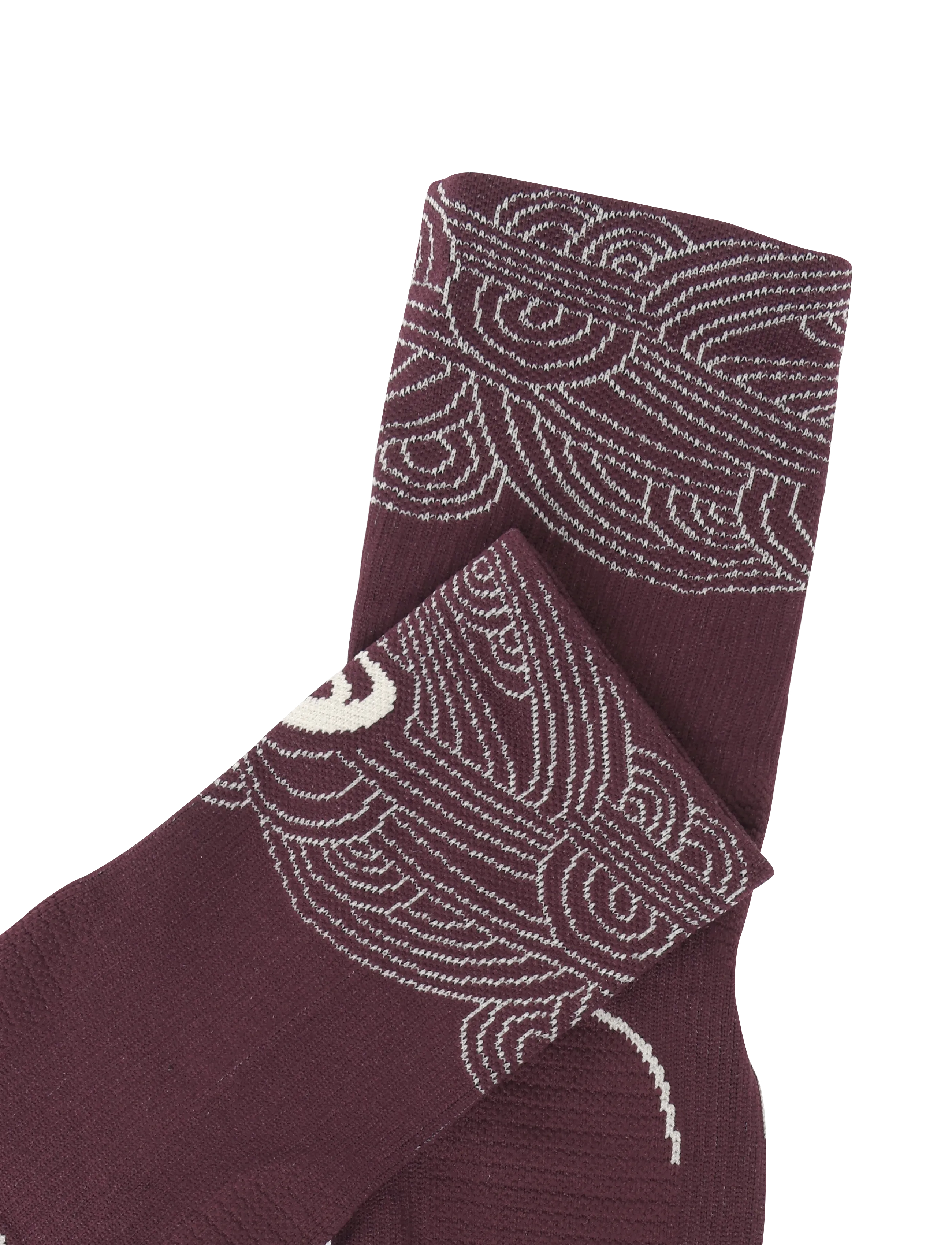 Asics - SEASONAL COURT+ TENNIS CREW SOCK - clothes - dark aubergine - 2