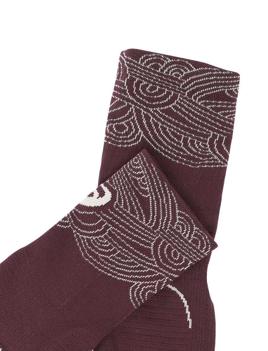 Asics - SEASONAL COURT+ TENNIS CREW SOCK - träningsstrumpor - dark aubergine - 2