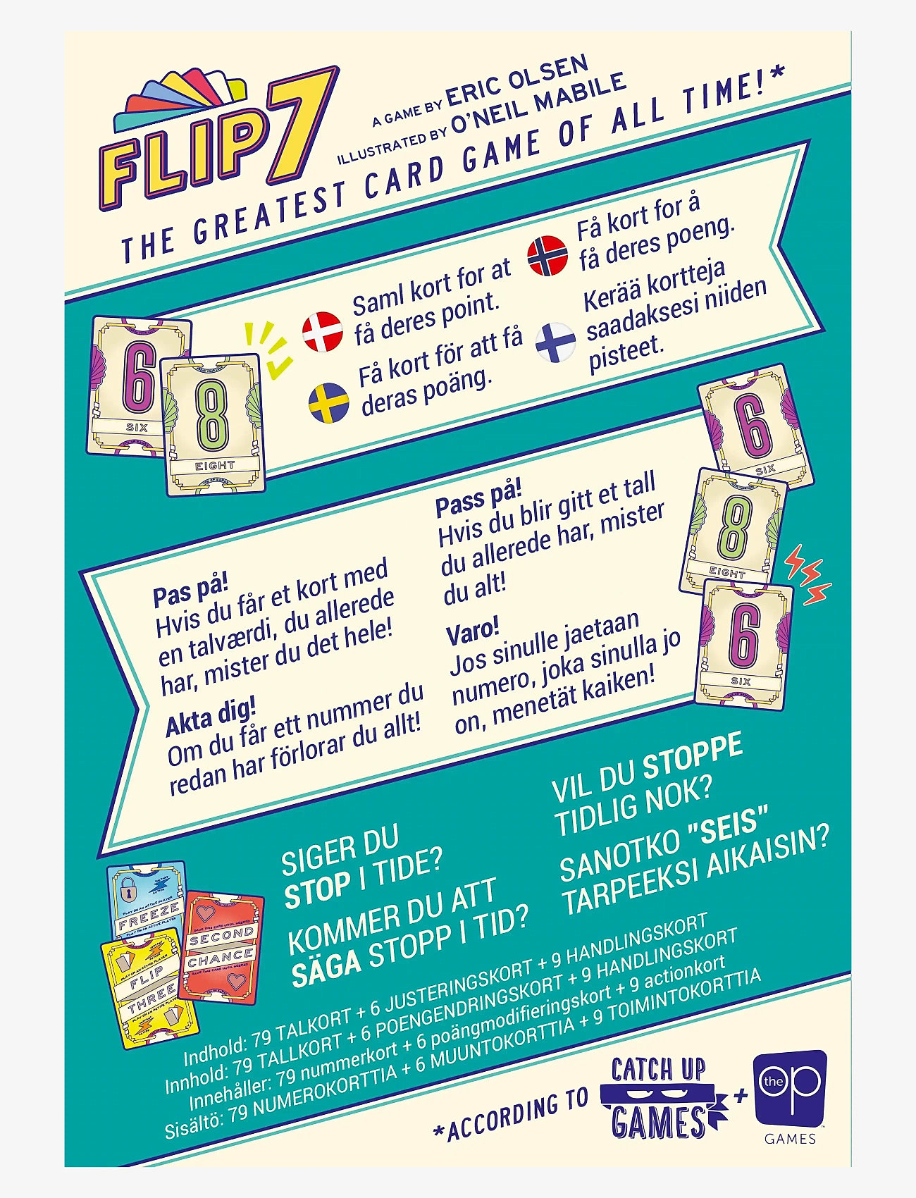 Asmodee - Flip 7¨Nordic - green - 1