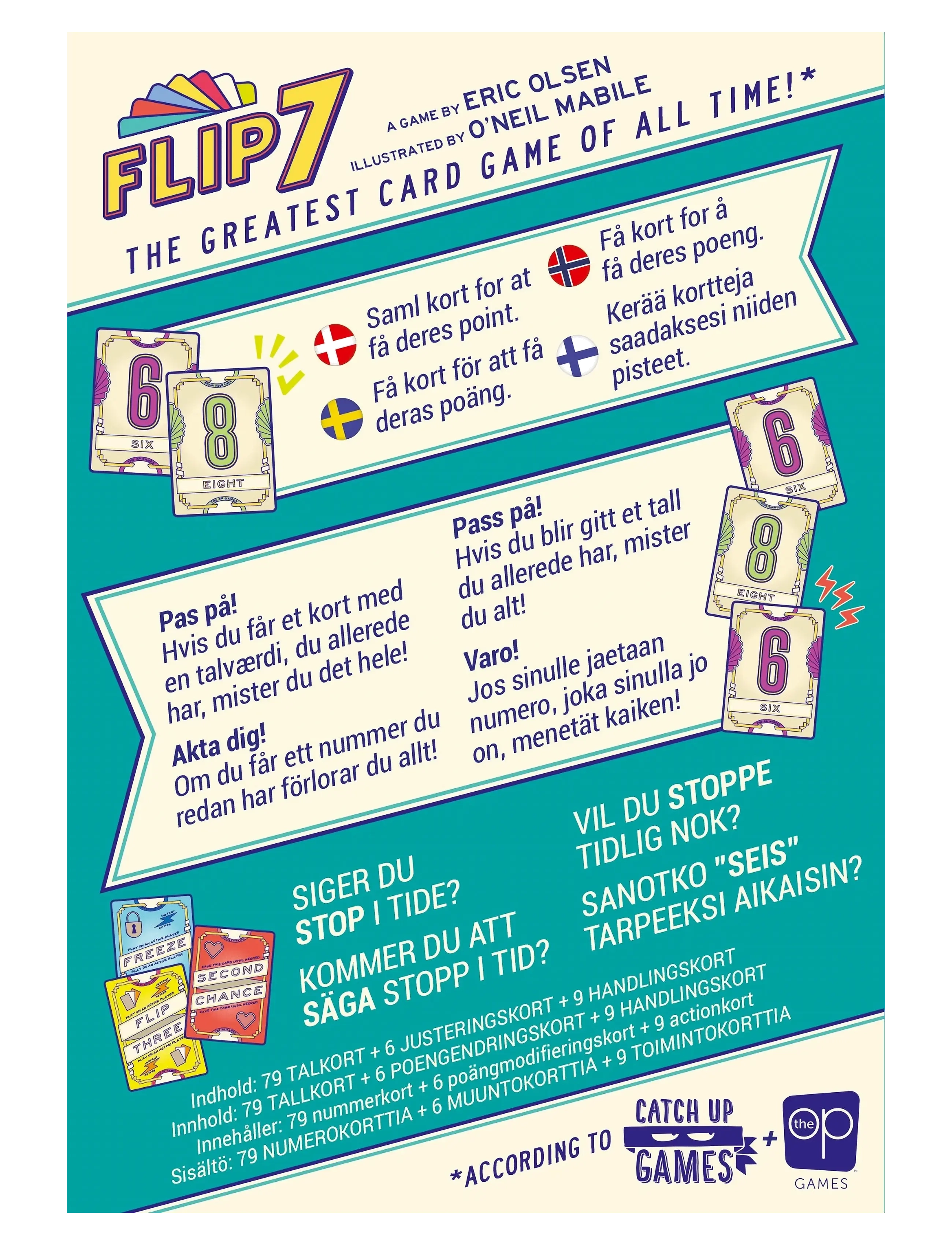 Asmodee - Flip 7¨Nordic - green - 1